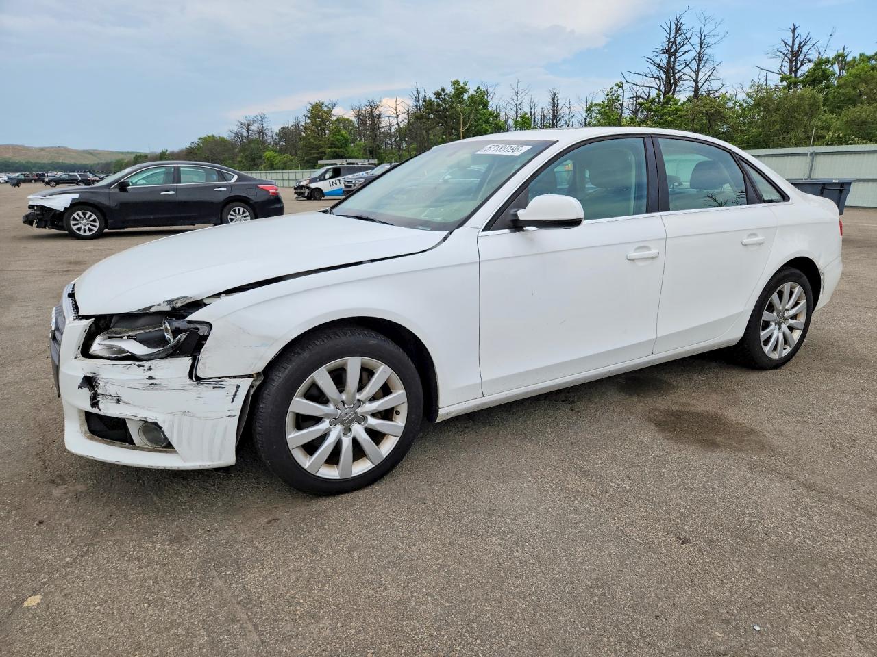 2011 Audi A4 Premium Plus White vin: WAUFFAFL8BN029992