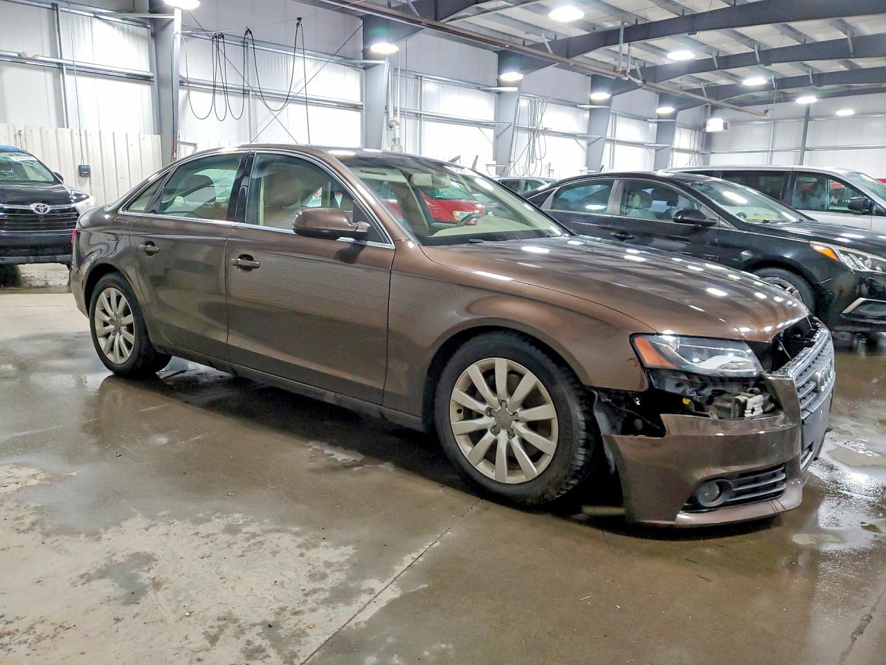 2011 Audi A4 Premium Plus Brown vin: WAUFFAFL8BN034058