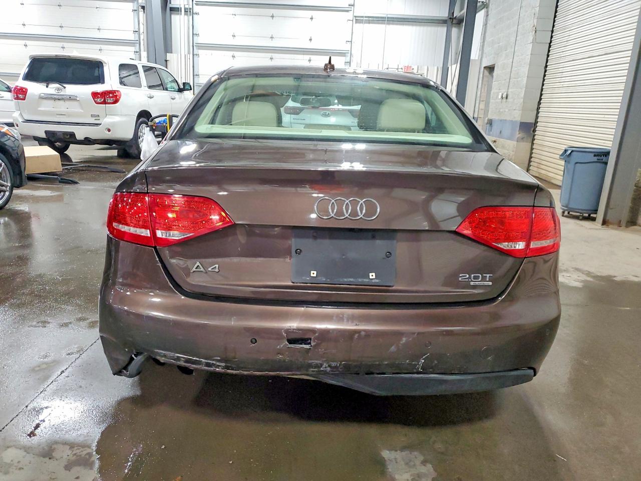 2011 Audi A4 Premium Plus Brown vin: WAUFFAFL8BN034058