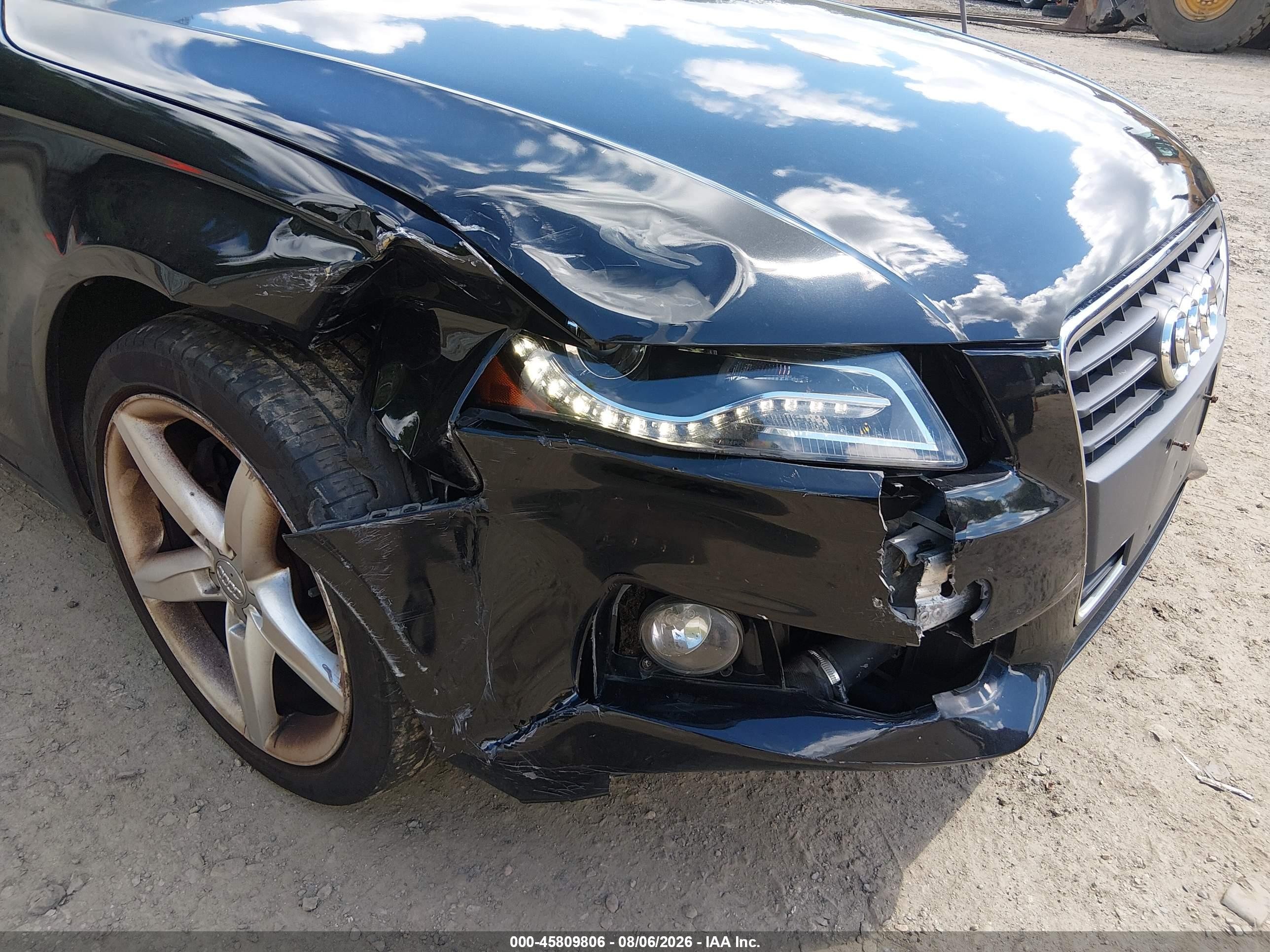 2011 Audi A4 2.0t Premium Black vin: WAUFFAFL8BN047683