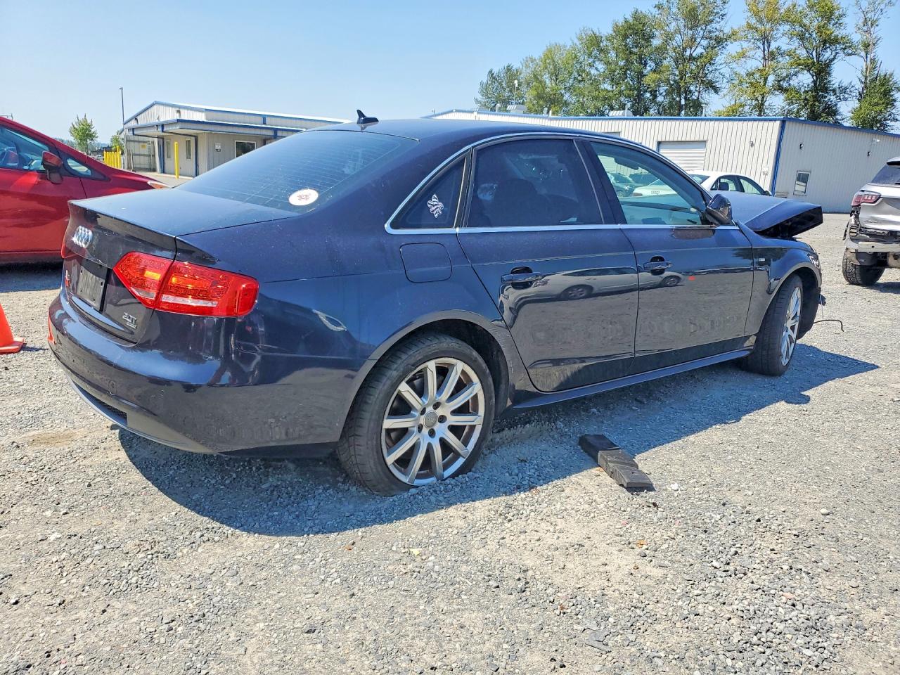 2012 Audi A4 Premium Plus Black vin: WAUFFAFL8CA036336