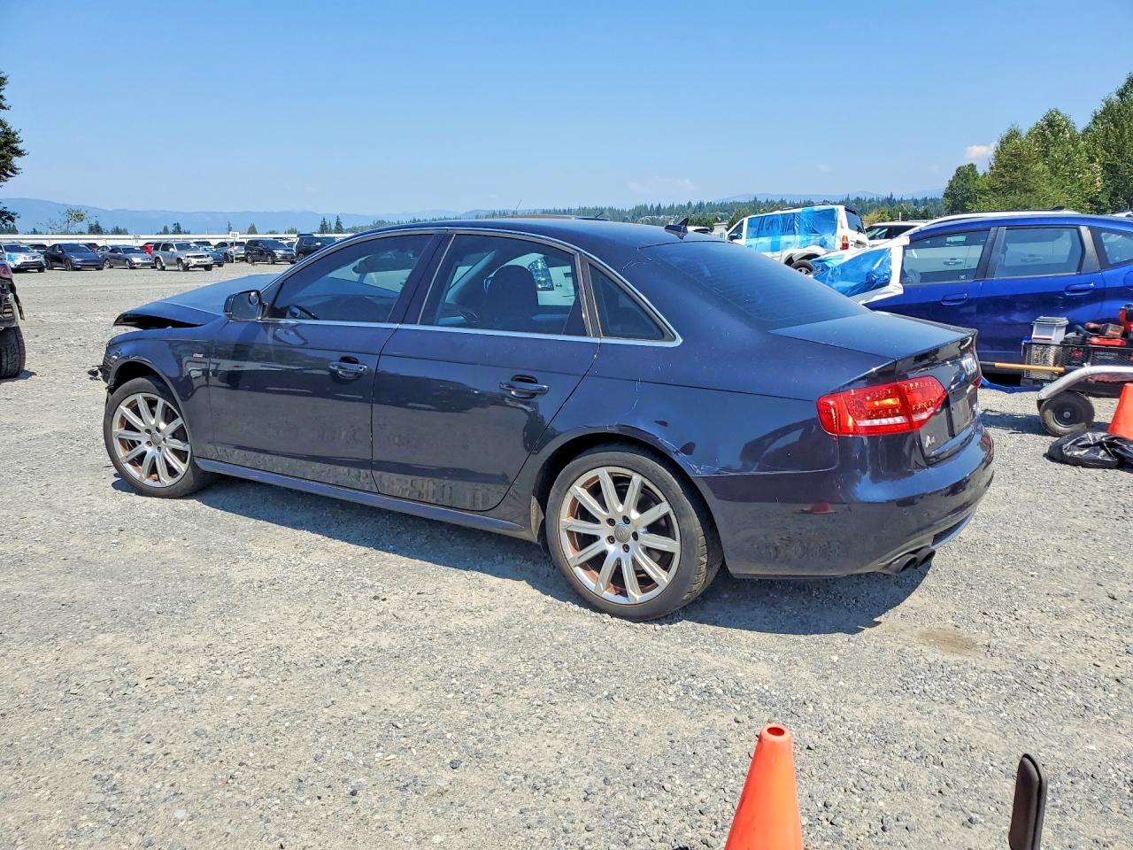 2012 Audi A4 Premium Plus Black vin: WAUFFAFL8CA036336