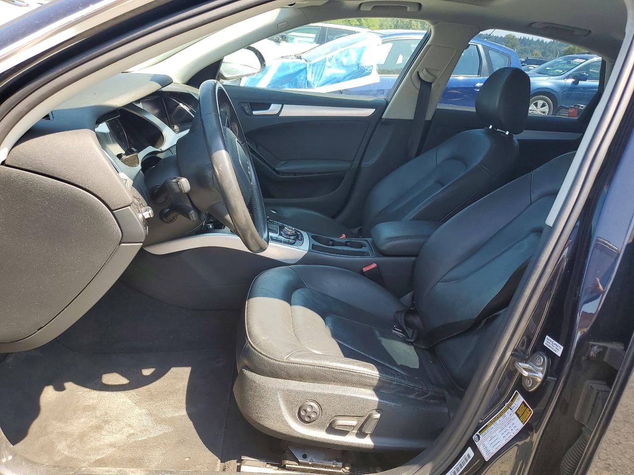 2012 Audi A4 Premium Plus Black vin: WAUFFAFL8CA036336