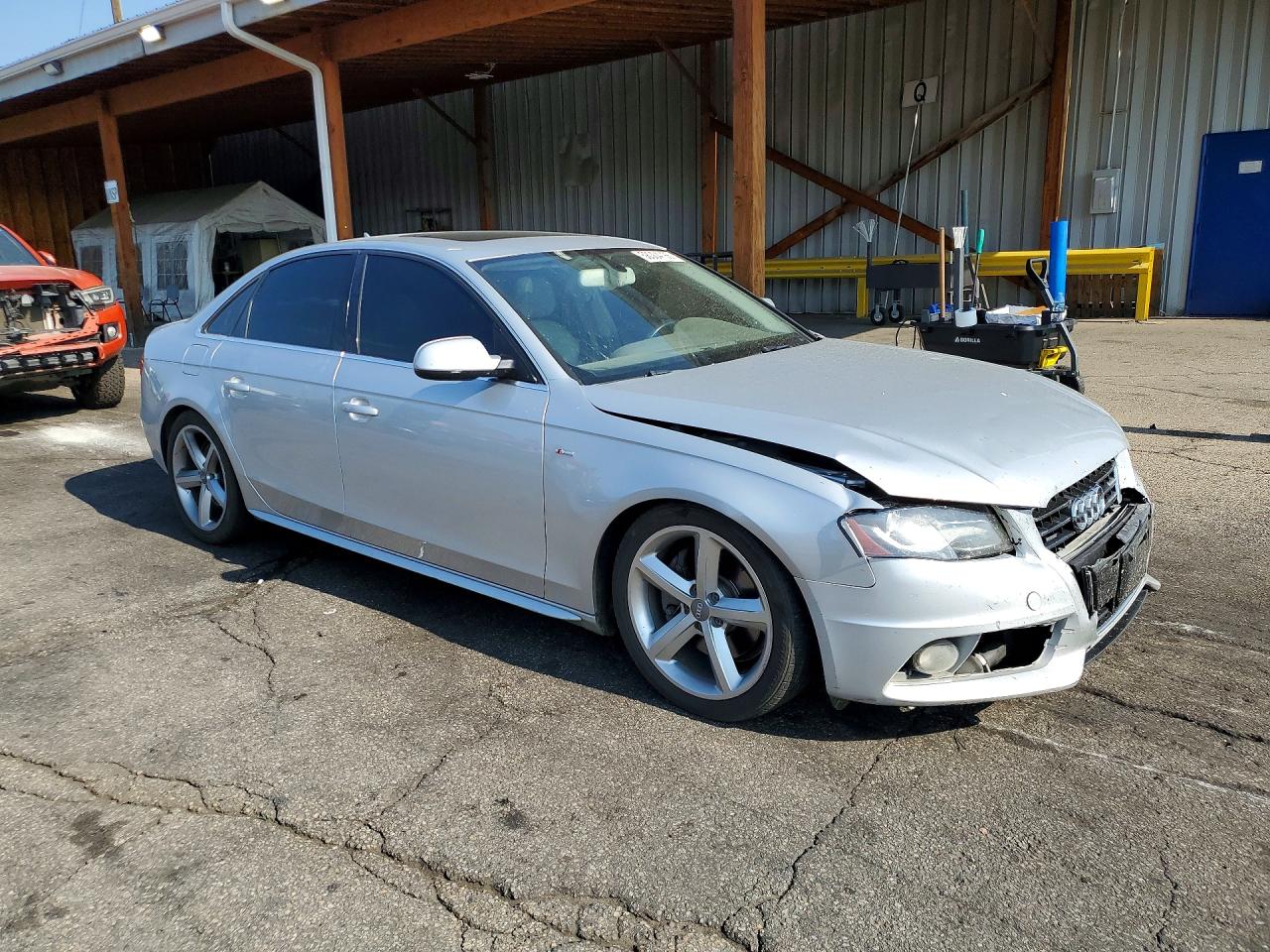 2012 Audi A4 Premium Plus Silver vin: WAUFFAFL8CA097492