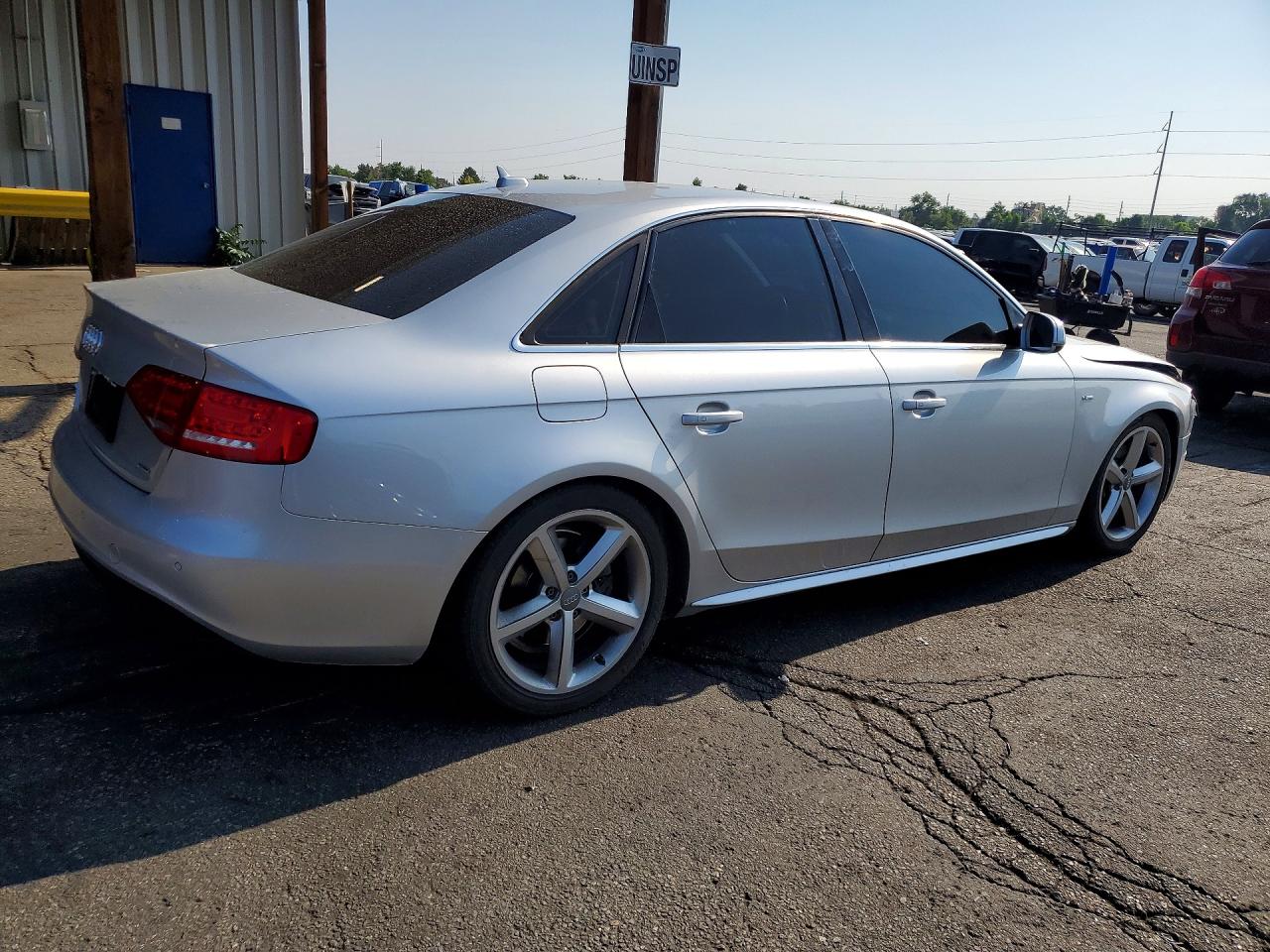 2012 Audi A4 Premium Plus Silver vin: WAUFFAFL8CA097492