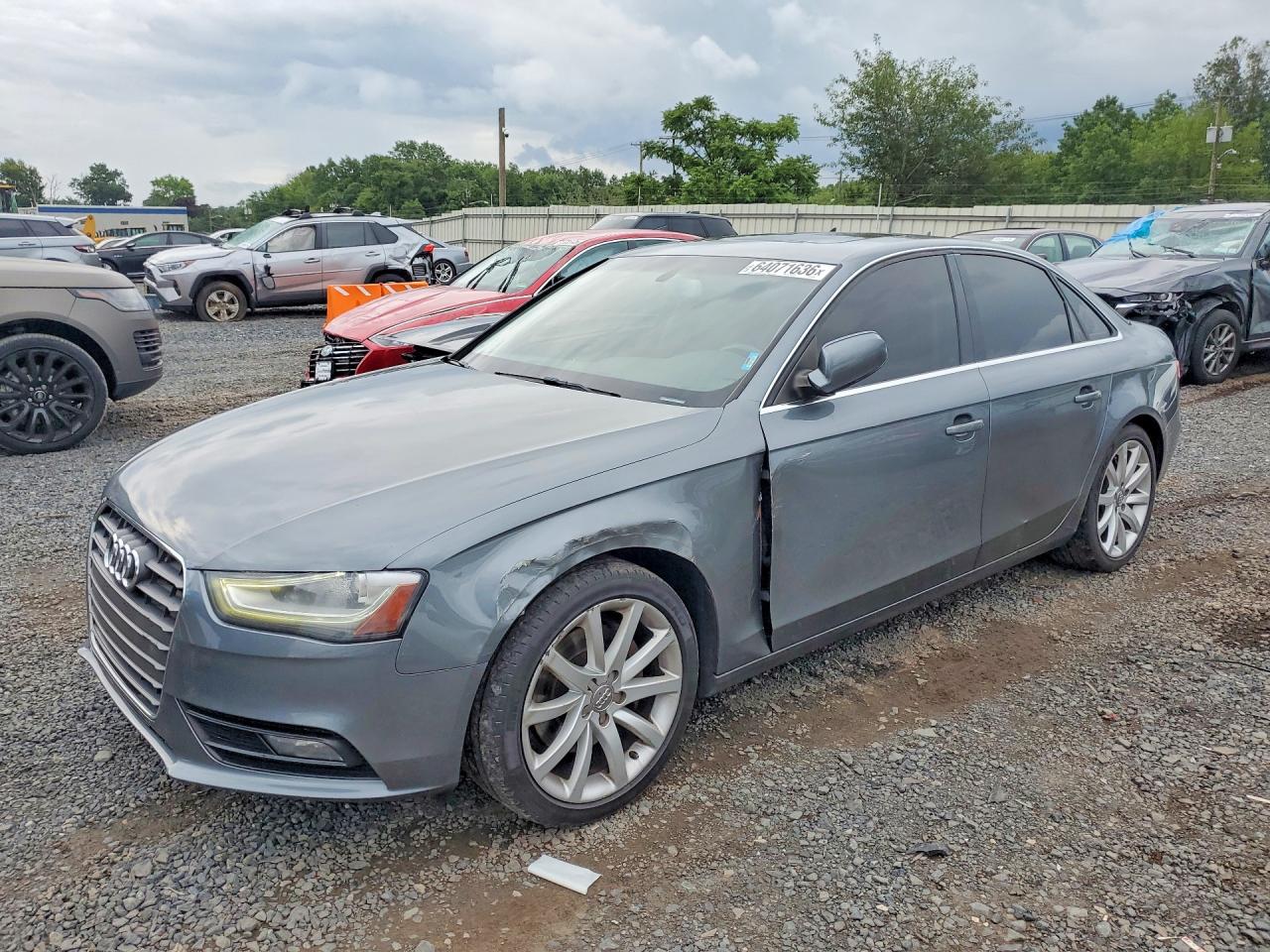 2013 Audi A4 Premium Plus Gray vin: WAUFFAFL8DN023161