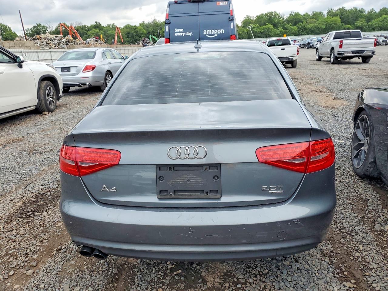 2013 Audi A4 Premium Plus Gray vin: WAUFFAFL8DN023161
