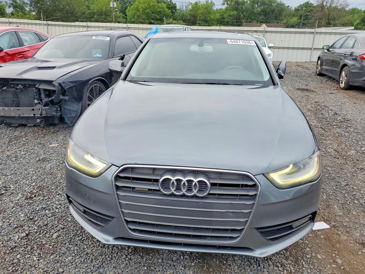 2013 Audi A4 Premium Plus Gray vin: WAUFFAFL8DN023161