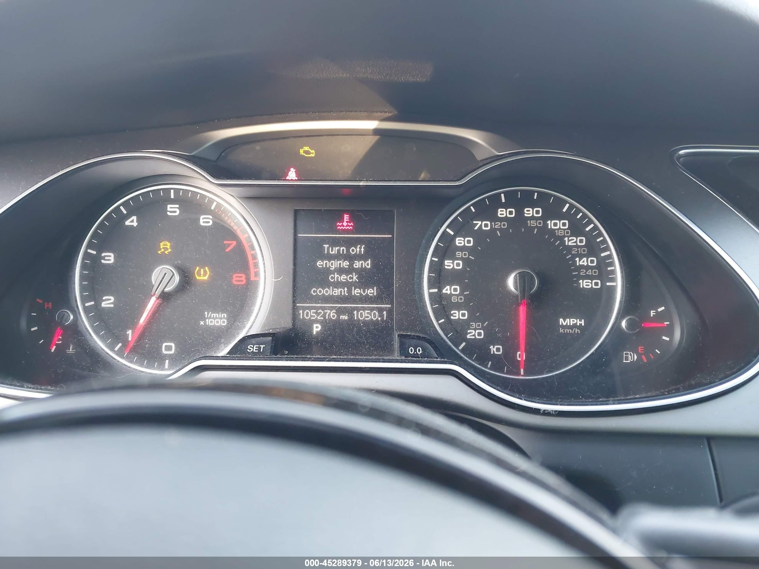 2013 Audi A4 2.0t Premium Black vin: WAUFFAFL8DN030627