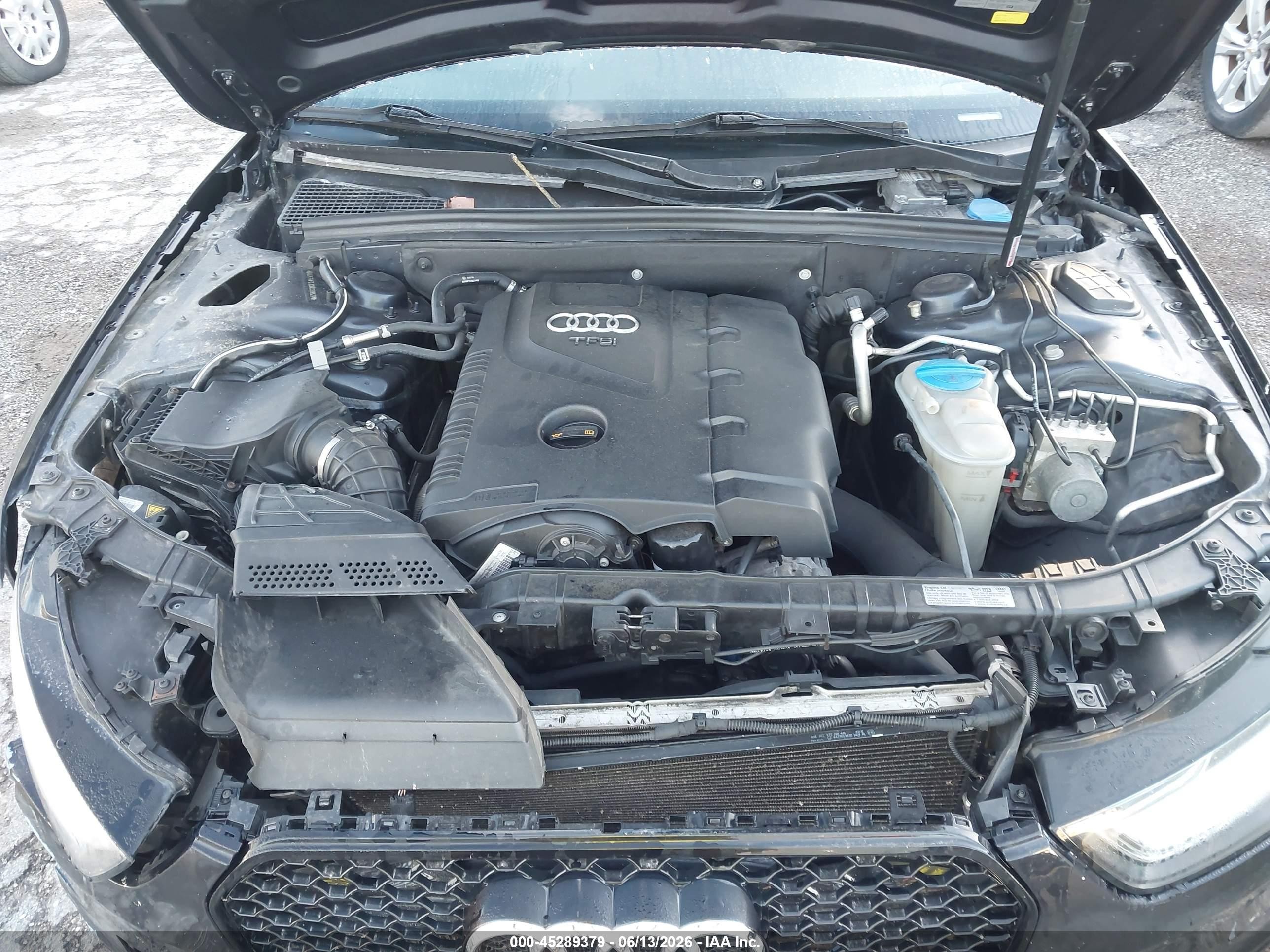 2013 Audi A4 2.0t Premium Black vin: WAUFFAFL8DN030627