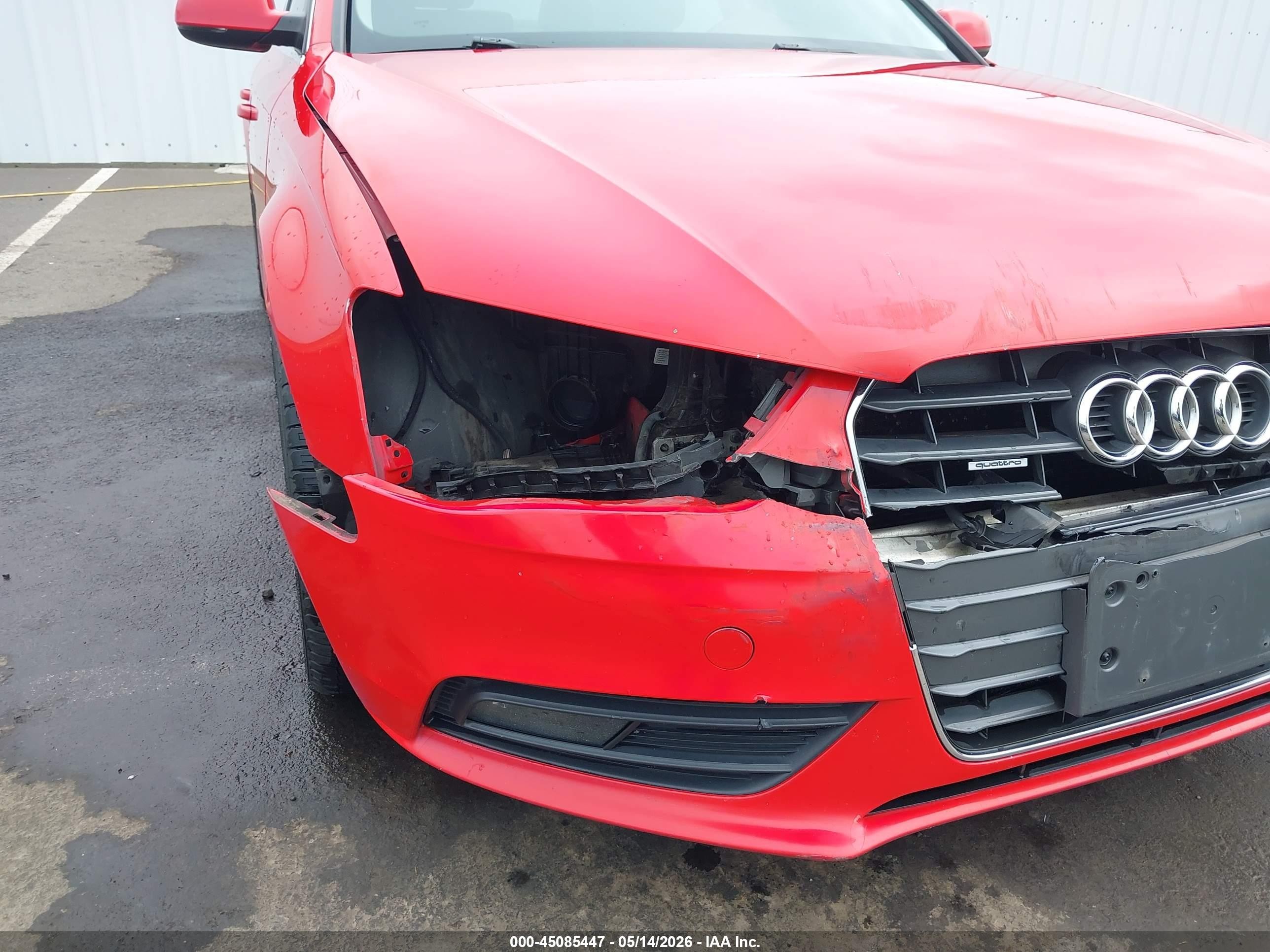 2013 Audi A4 2.0t Premium Red vin: WAUFFAFL8DN046441