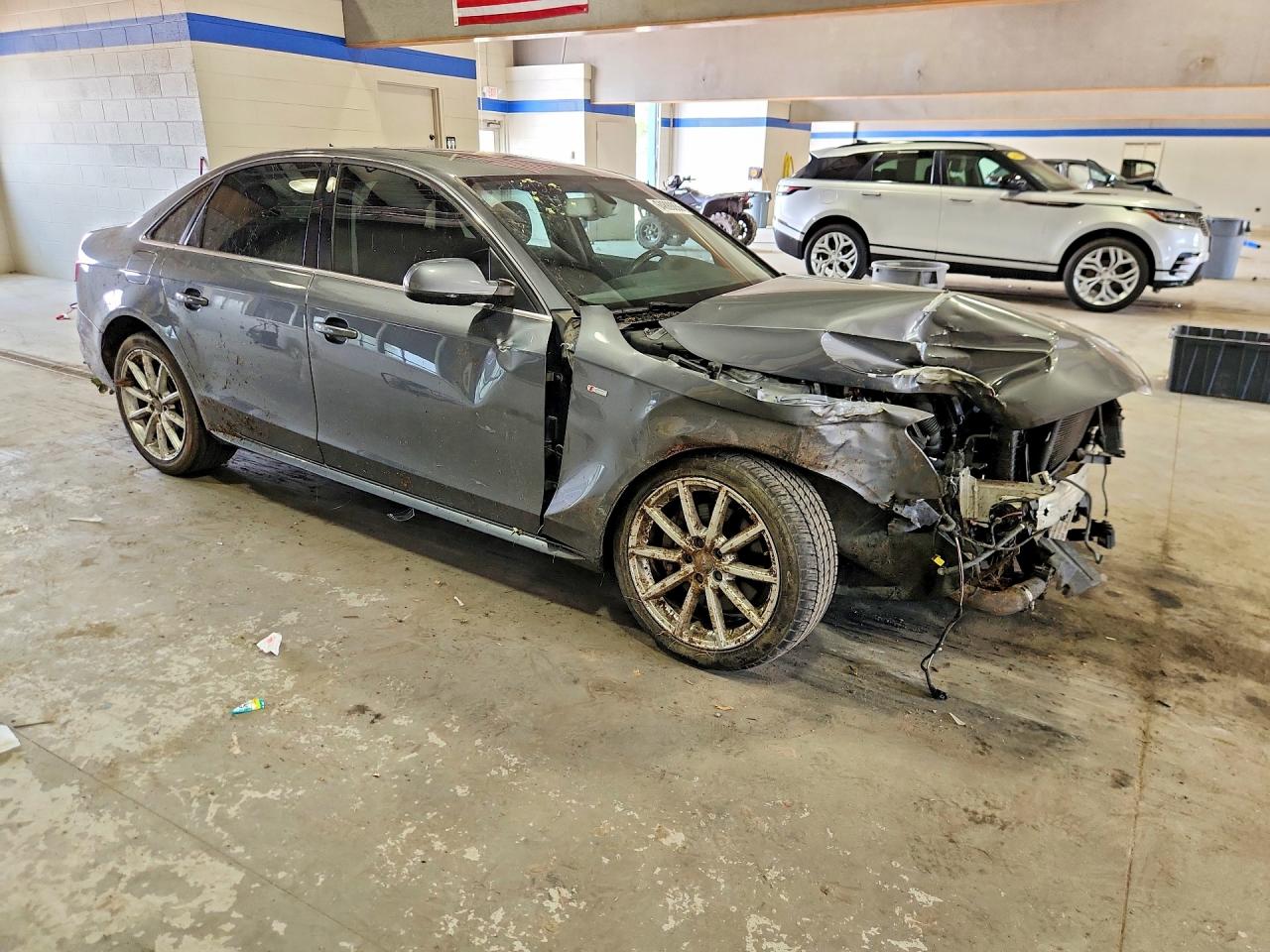 2014 Audi A4 Premium Plus Gray vin: WAUFFAFL8EA009852