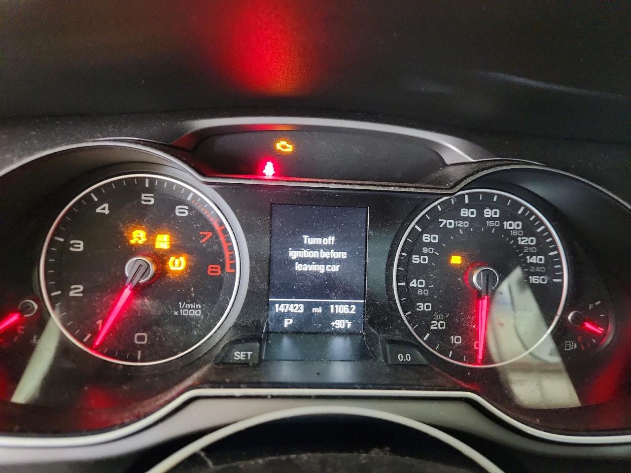 2014 Audi A4 Premium Plus Gray vin: WAUFFAFL8EA009852
