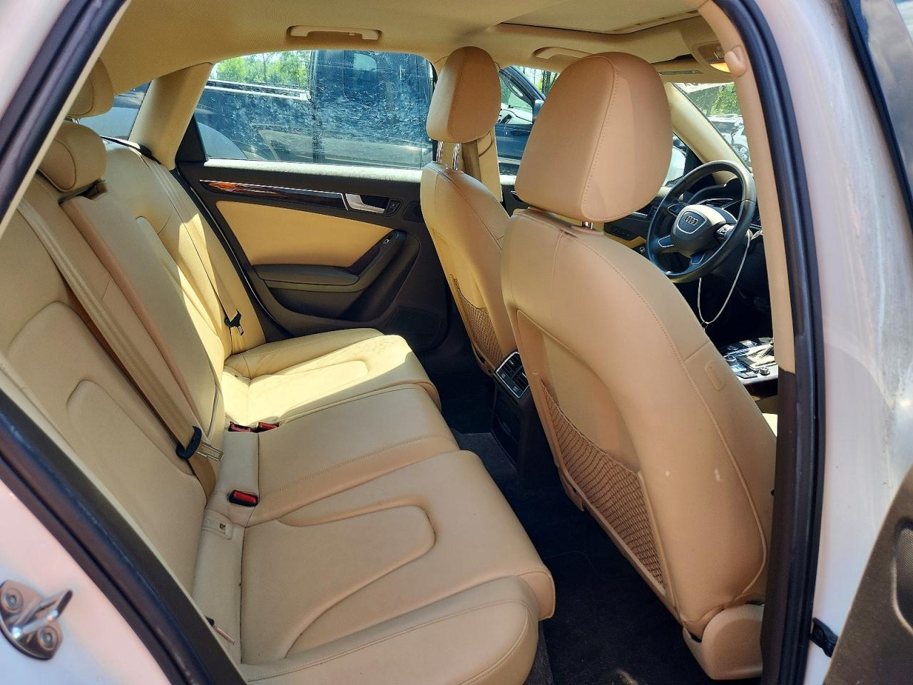 2014 Audi A4 Premium Plus White vin: WAUFFAFL8EA053351