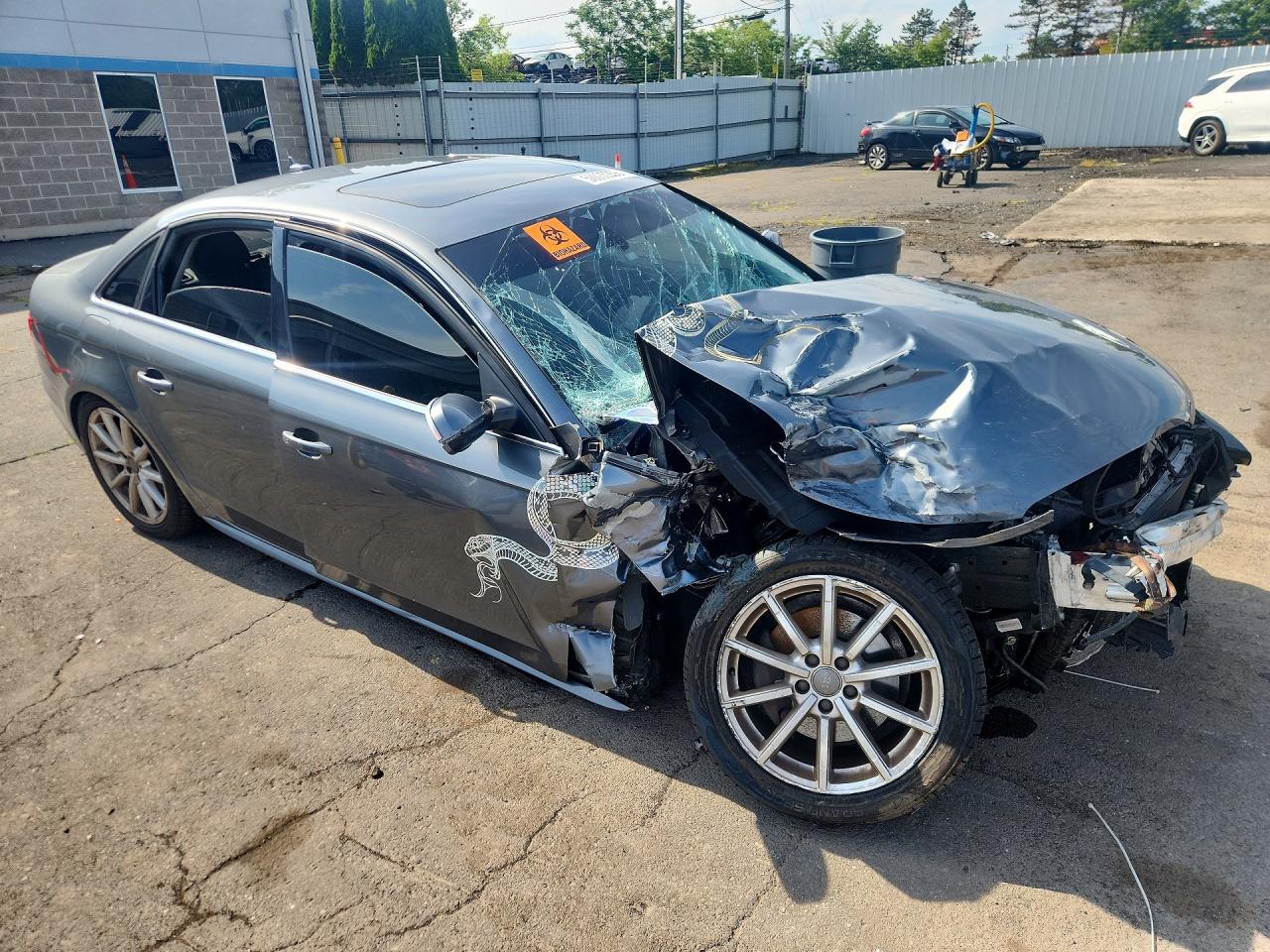 2014 Audi A4 Premium Plus Silver vin: WAUFFAFL8EN004594