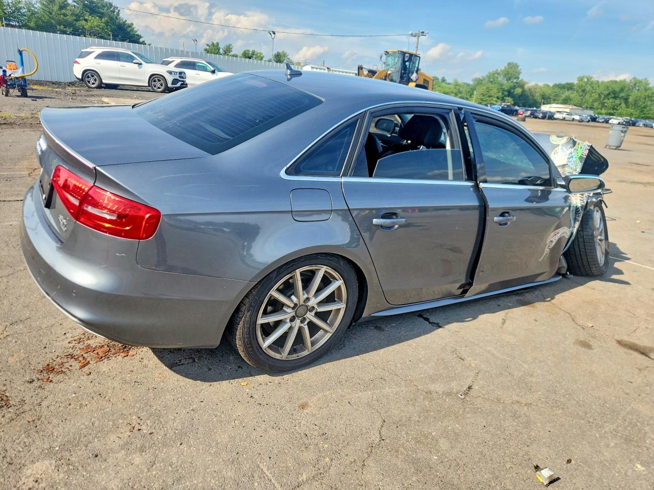 2014 Audi A4 Premium Plus Silver vin: WAUFFAFL8EN004594