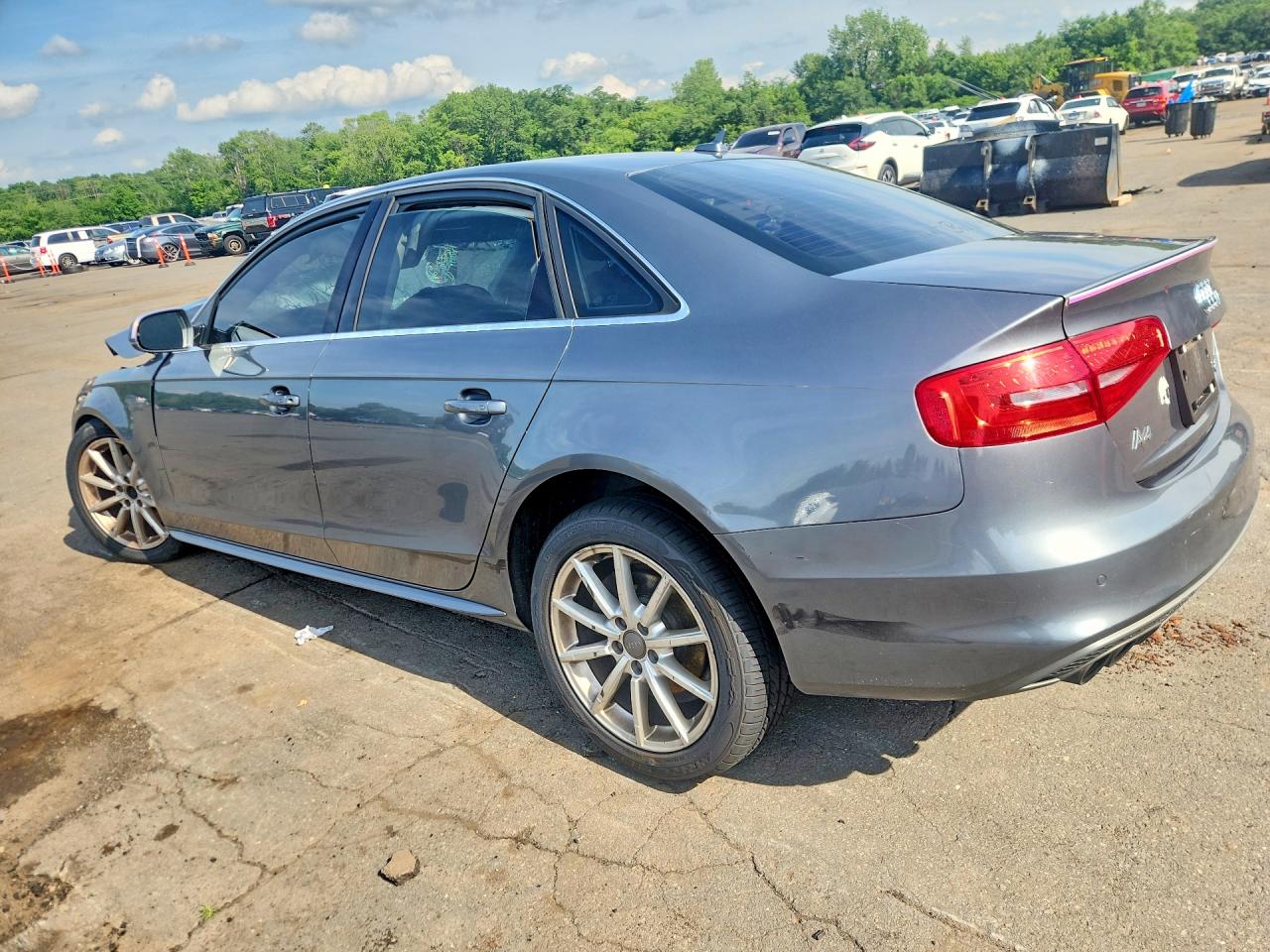 2014 Audi A4 Premium Plus Silver vin: WAUFFAFL8EN004594