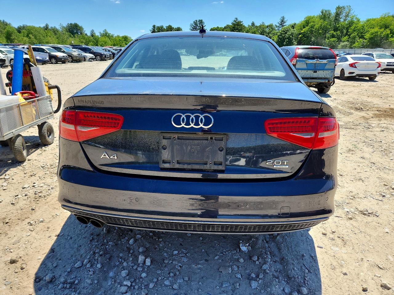 2014 Audi A4 Premium Plus Черный vin: WAUFFAFL8EN014882