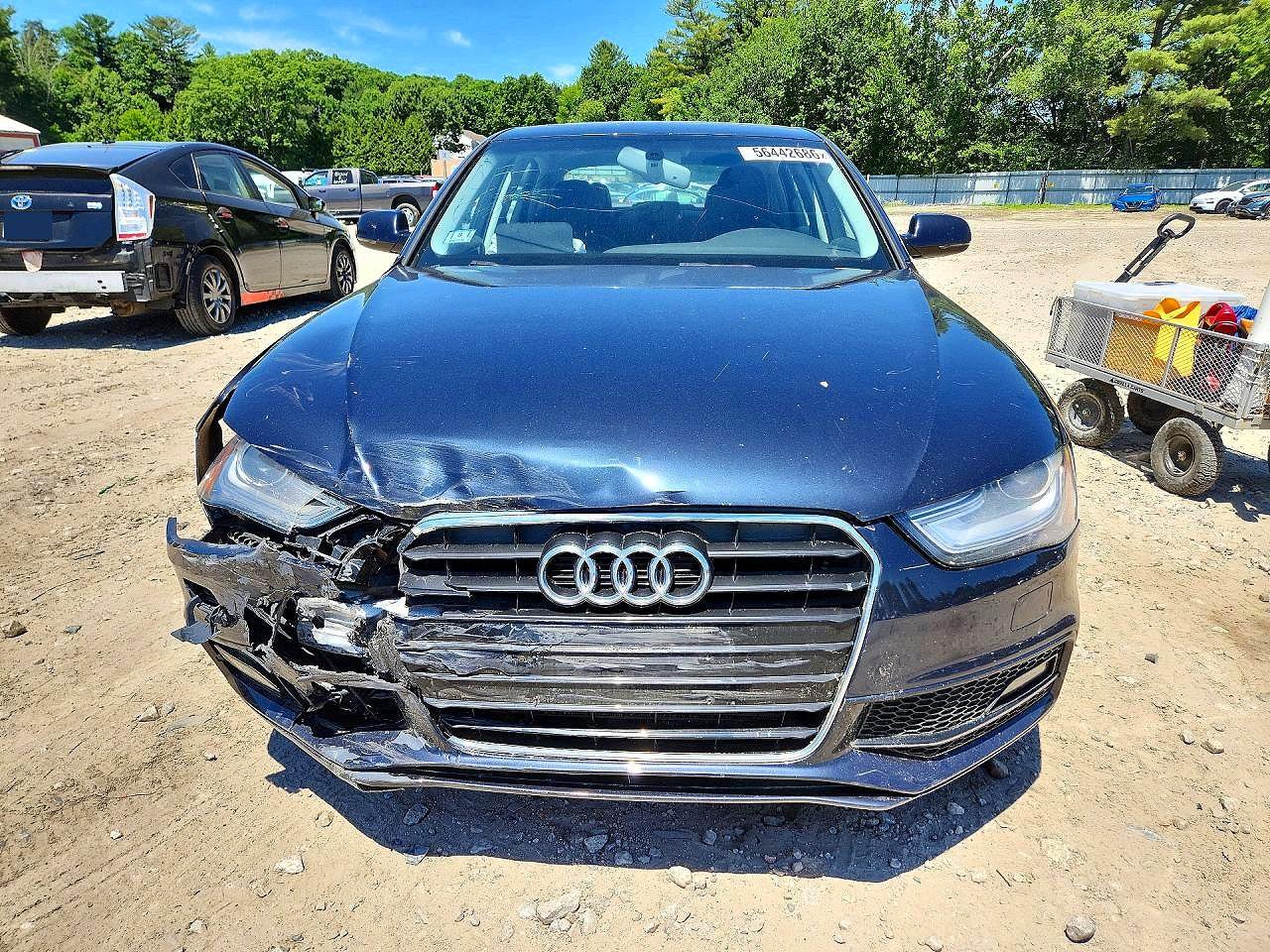 2014 Audi A4 Premium Plus Черный vin: WAUFFAFL8EN014882