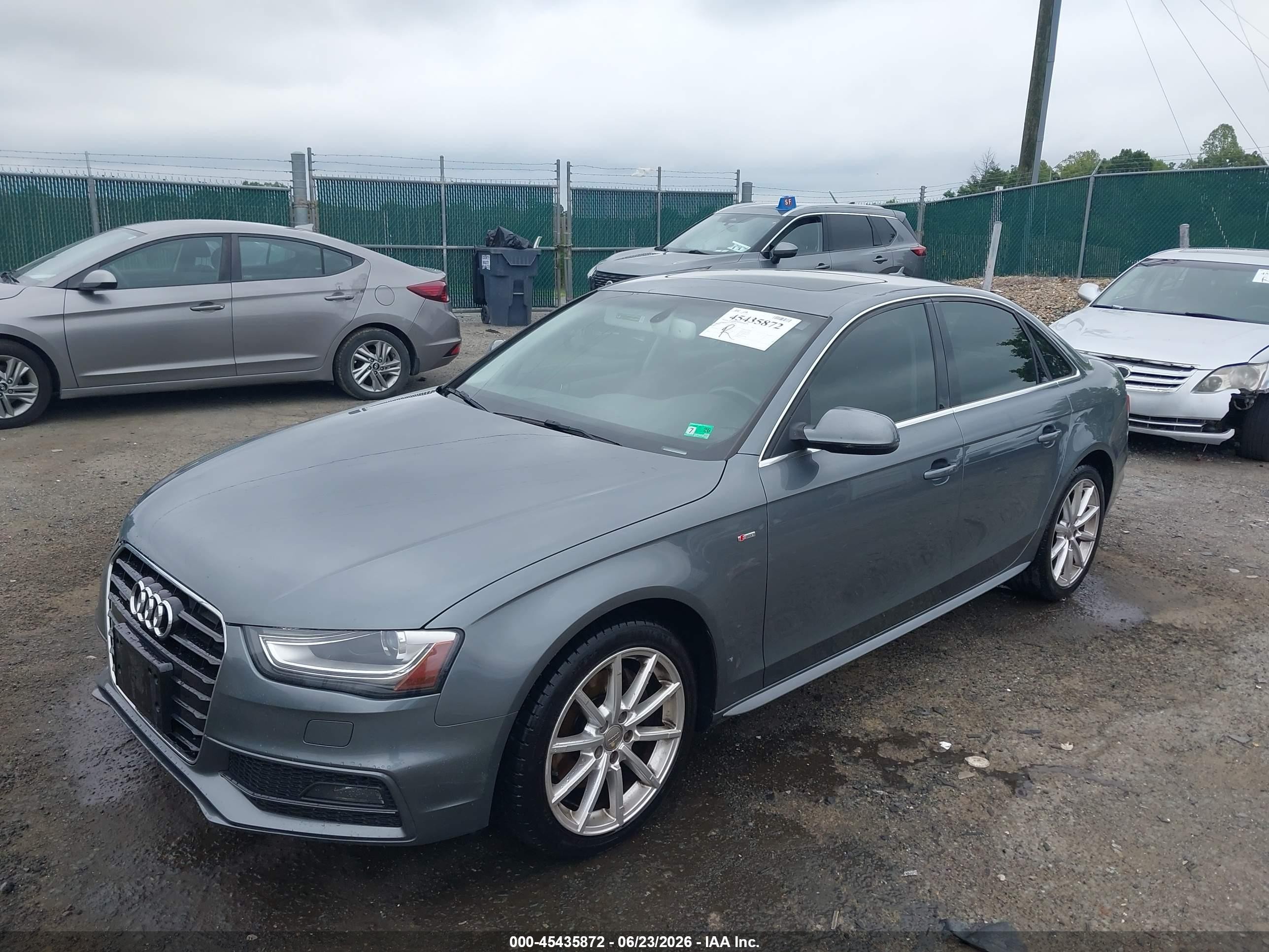 2014 Audi A4 2.0t Premium Gray vin: WAUFFAFL8EN040995