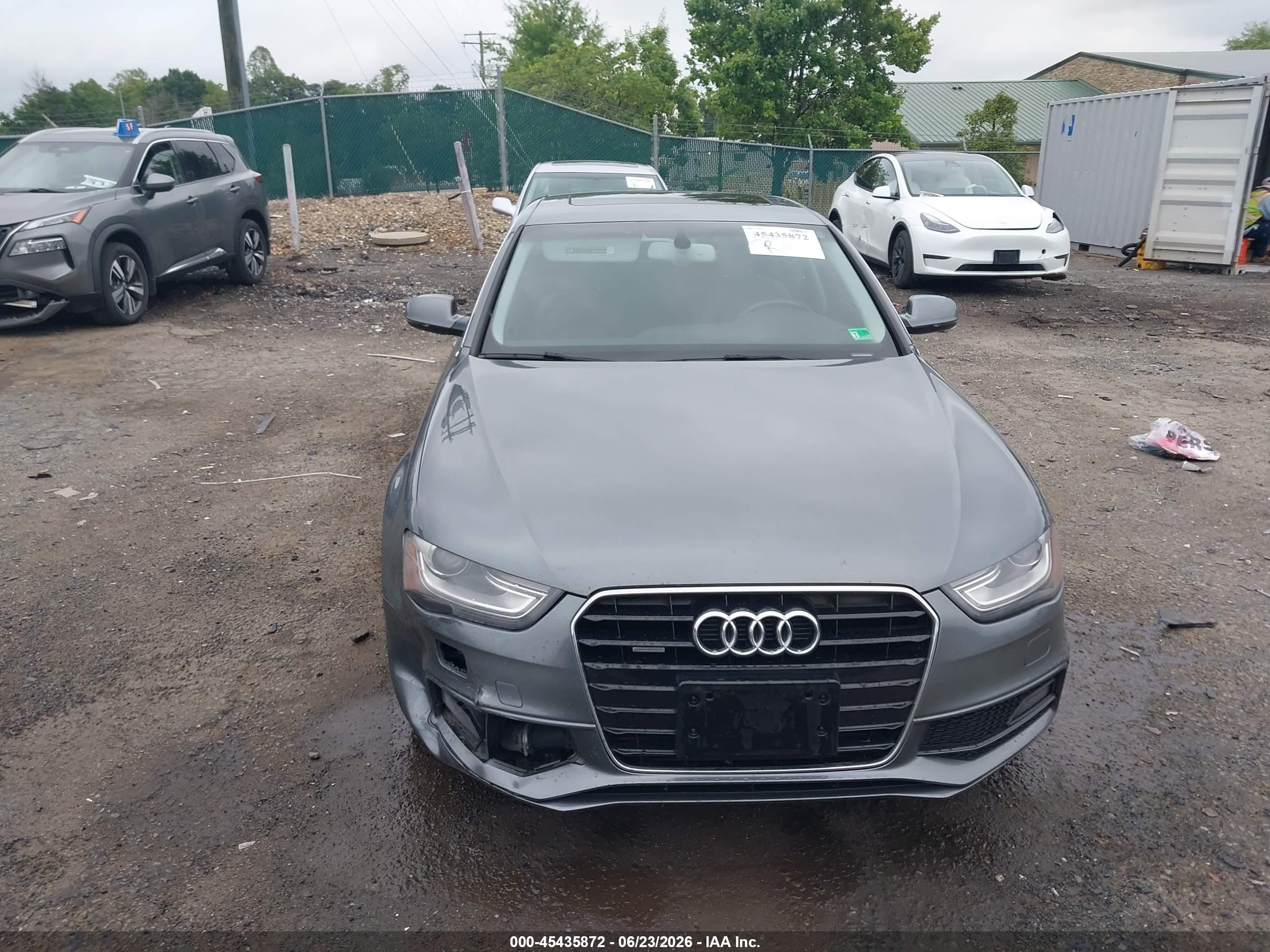 2014 Audi A4 2.0t Premium Gray vin: WAUFFAFL8EN040995