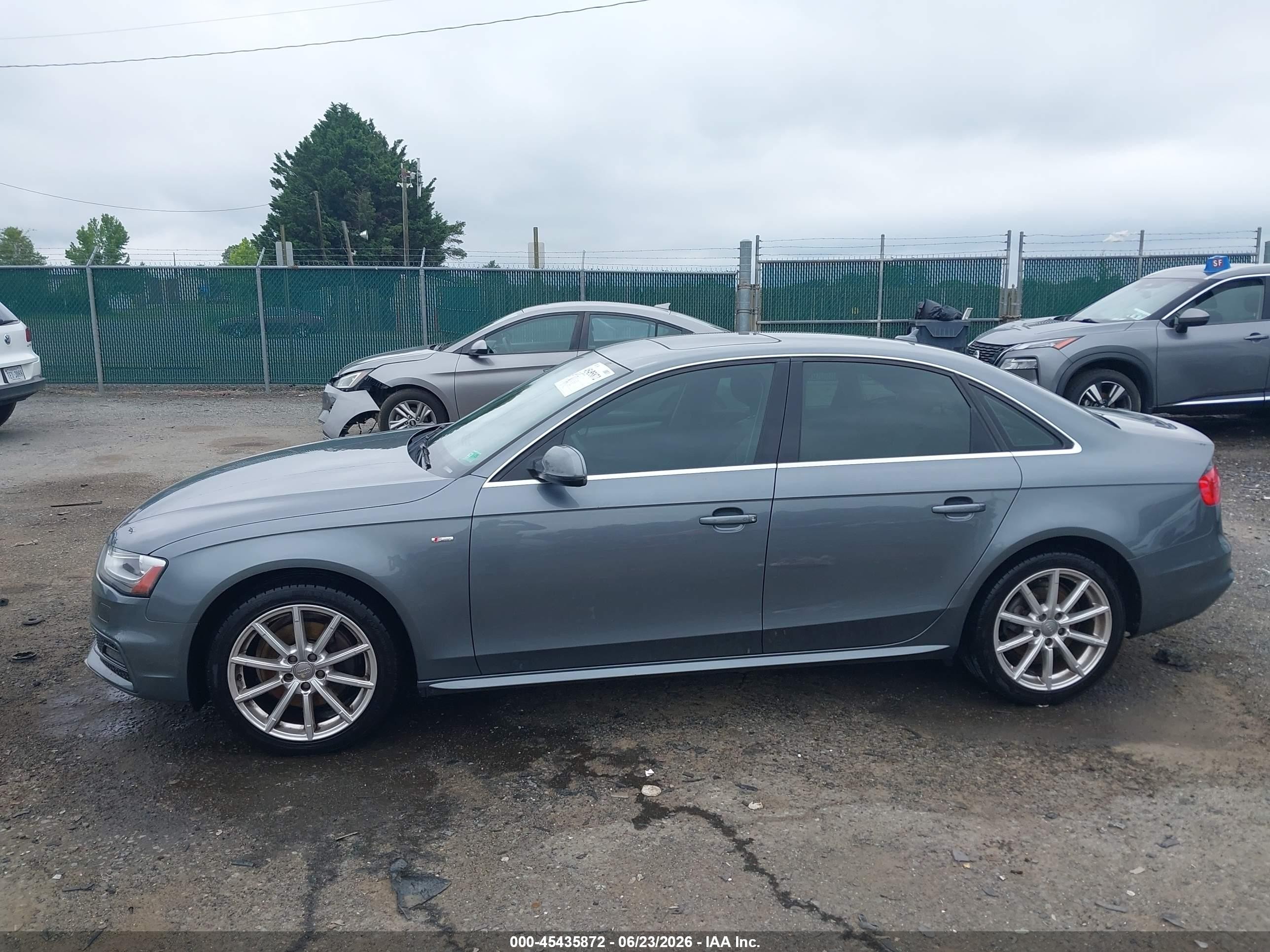 2014 Audi A4 2.0t Premium Gray vin: WAUFFAFL8EN040995