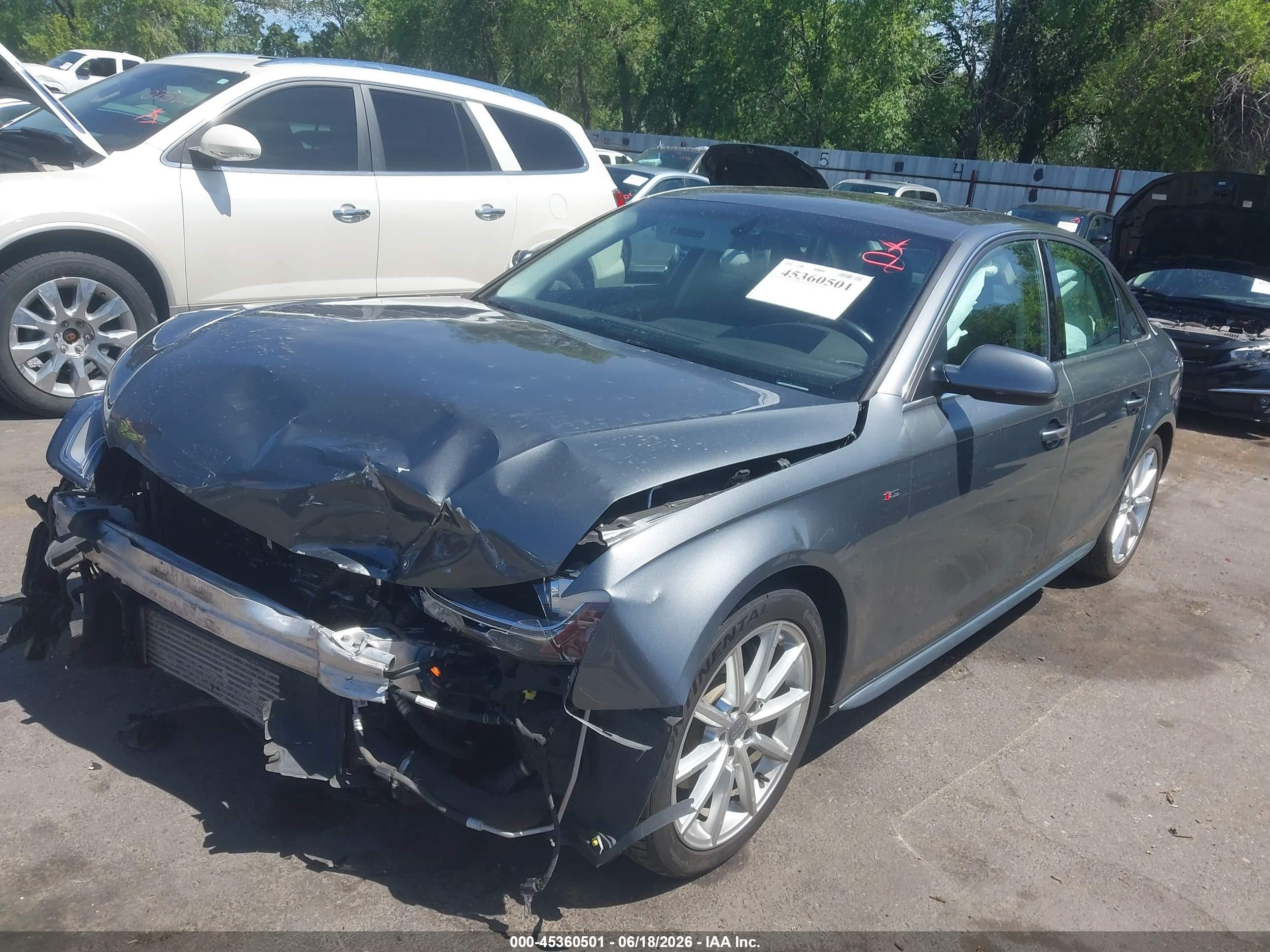 2015 Audi A4 2.0t Premium Silver vin: WAUFFAFL8FA081099