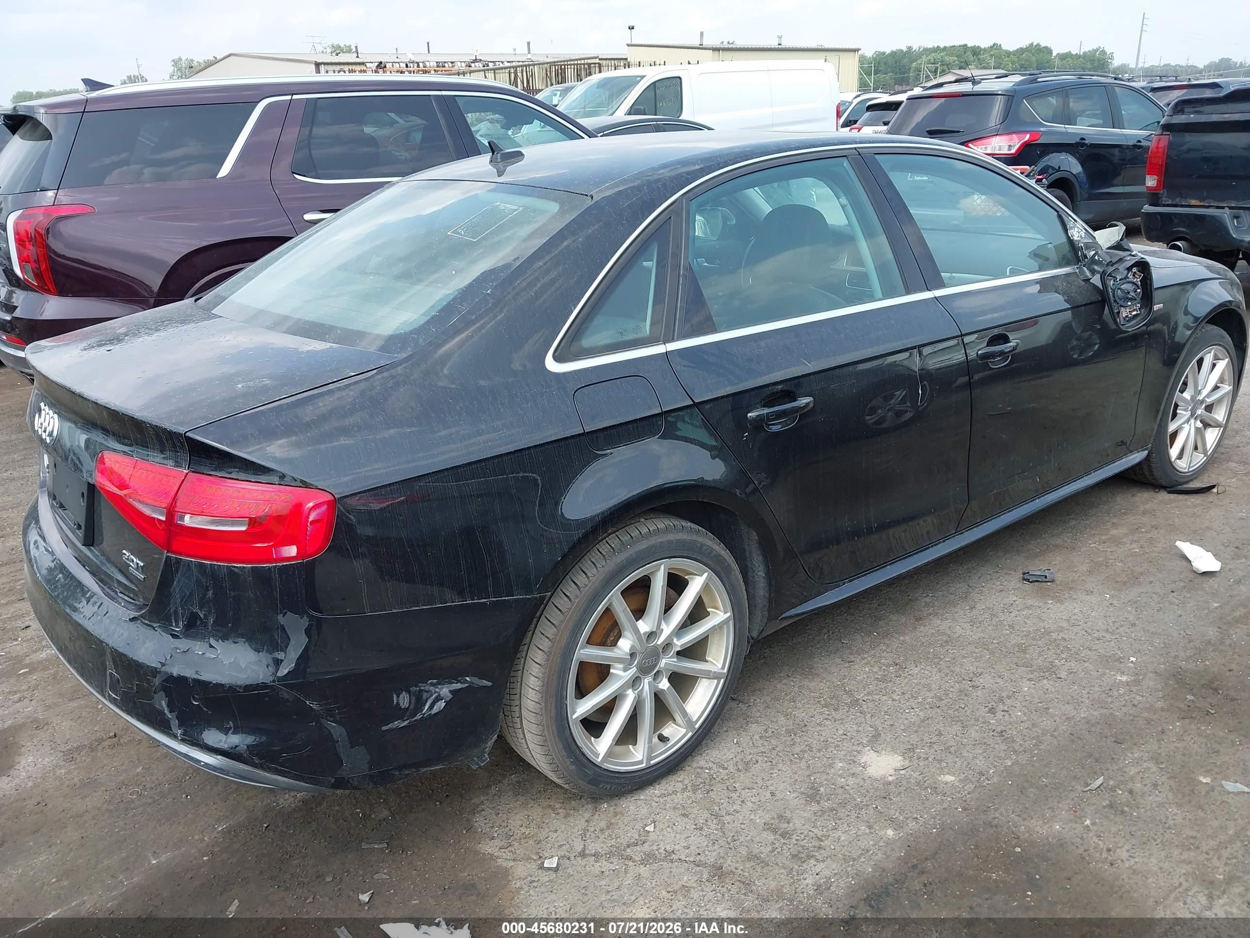 2015 Audi A4 2.0t Premium Black vin: WAUFFAFL8FN010302