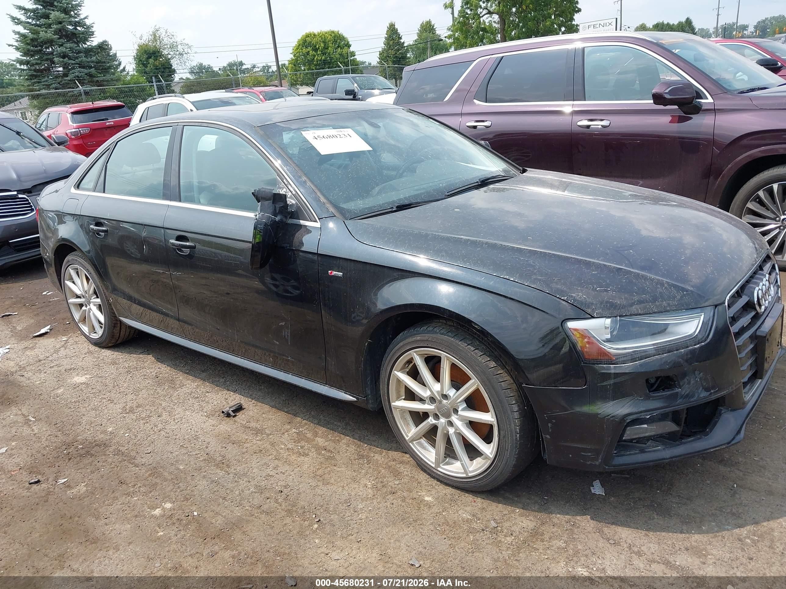 2015 Audi A4 2.0t Premium Black vin: WAUFFAFL8FN010302