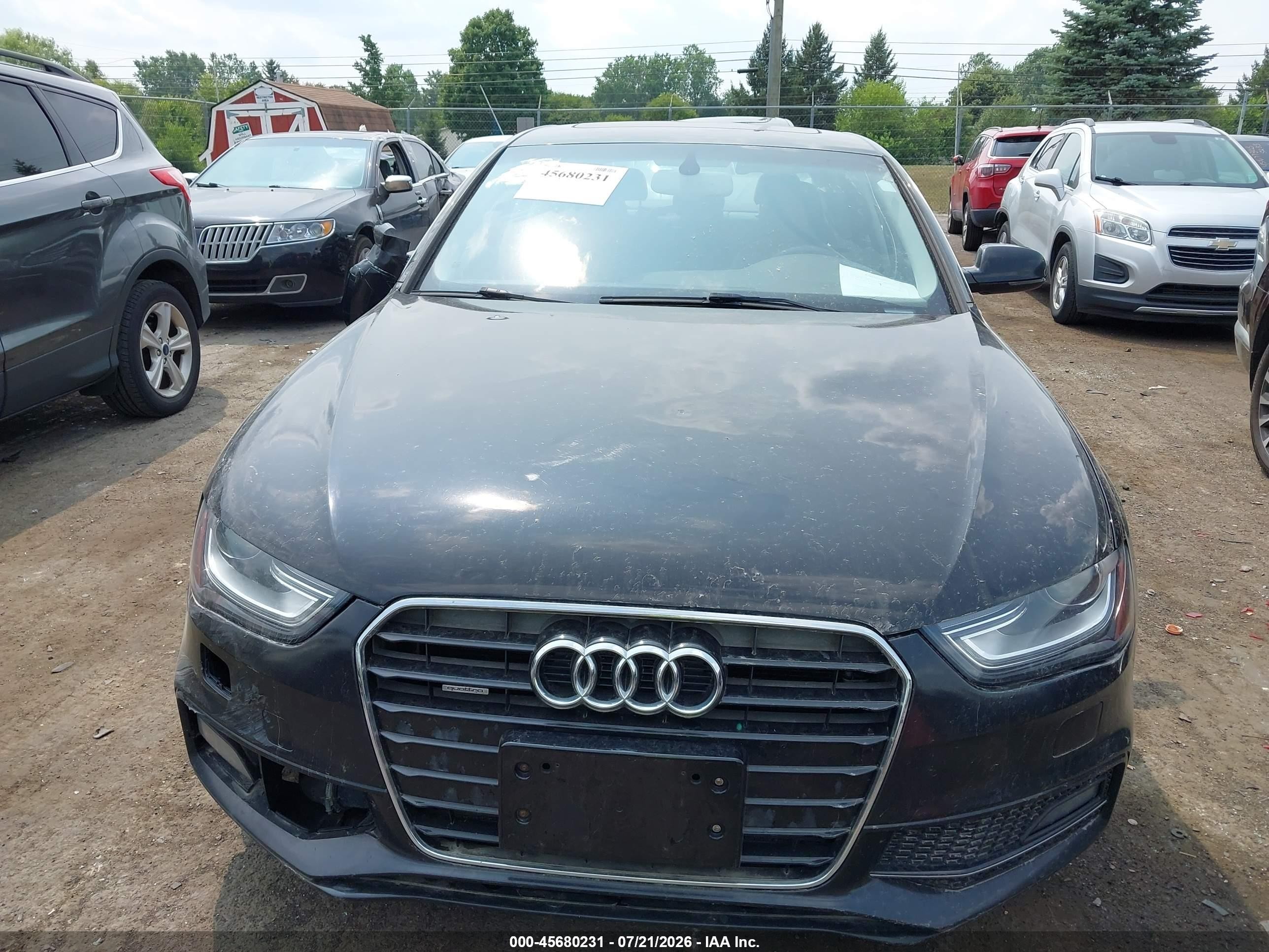 2015 Audi A4 2.0t Premium Black vin: WAUFFAFL8FN010302