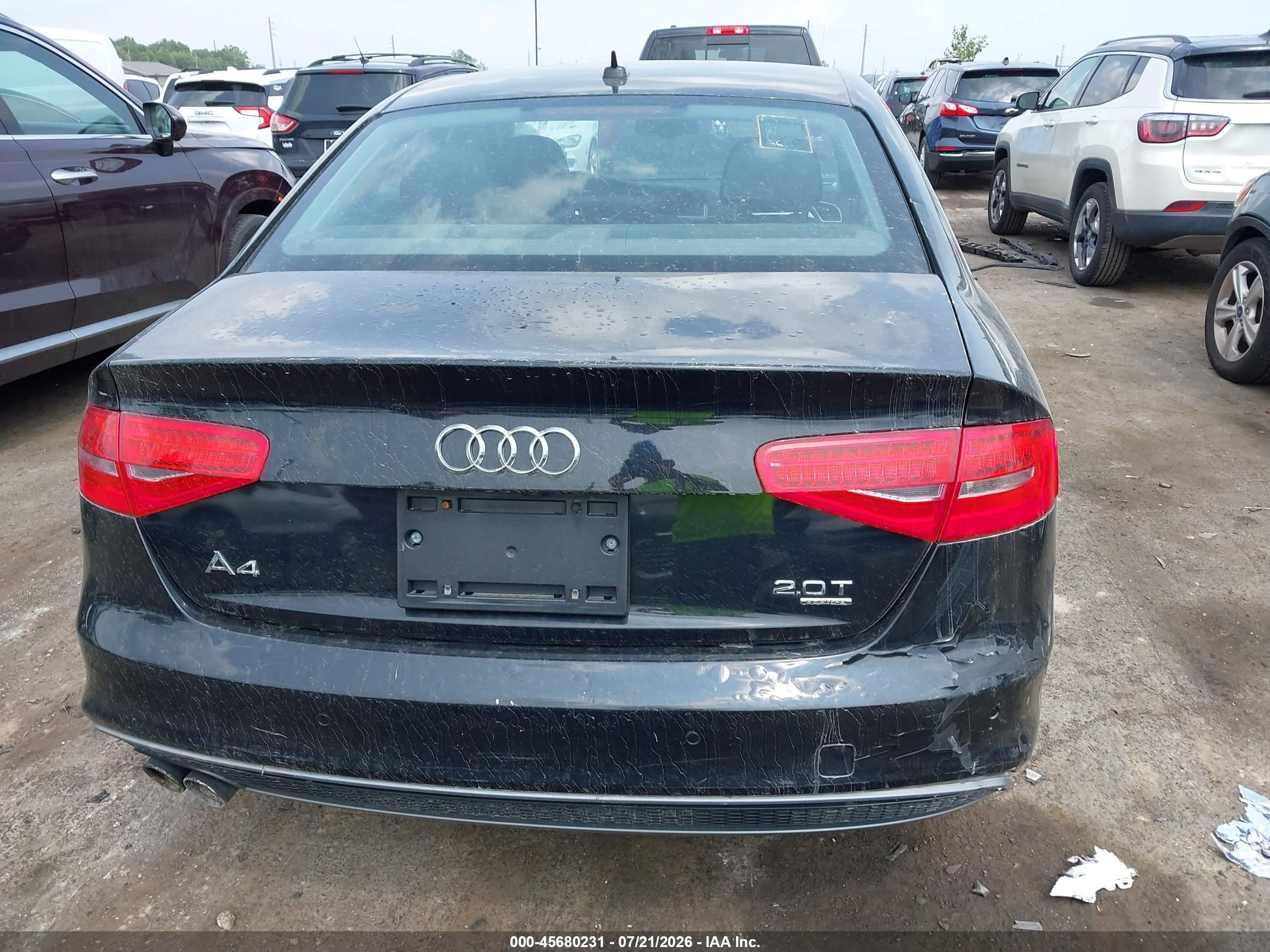 2015 Audi A4 2.0t Premium Black vin: WAUFFAFL8FN010302