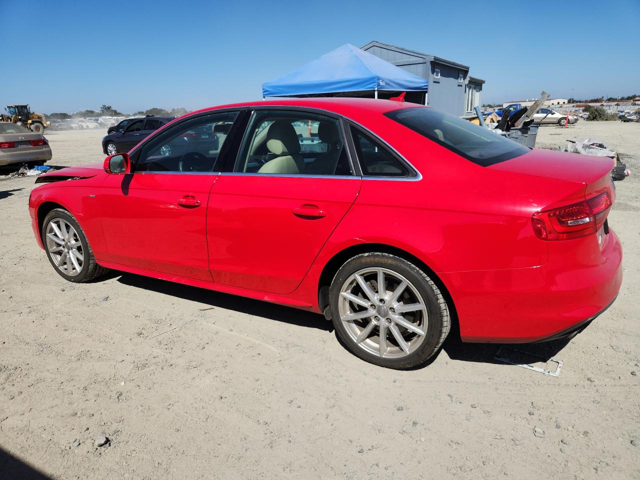 2015 Audi A4 Premium Plus Red vin: WAUFFAFL8FN021459