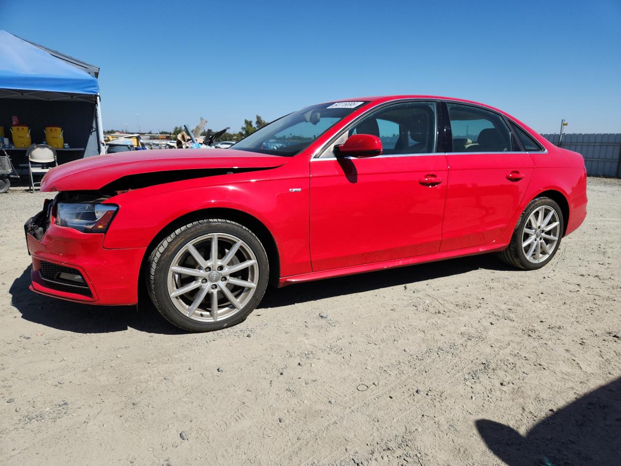 2015 Audi A4 Premium Plus Red vin: WAUFFAFL8FN021459