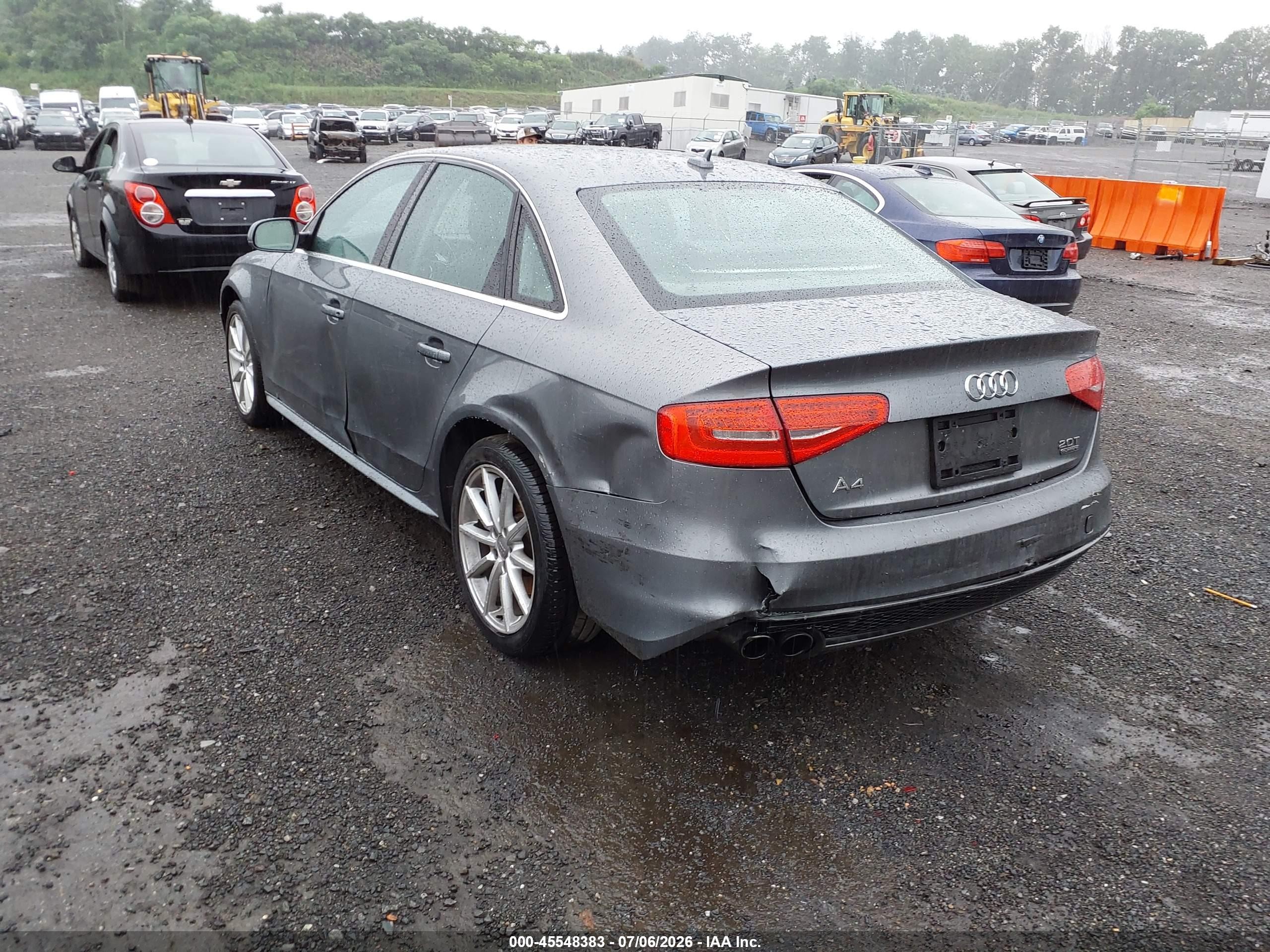 2015 Audi A4 2.0t Premium Gray vin: WAUFFAFL8FN037029