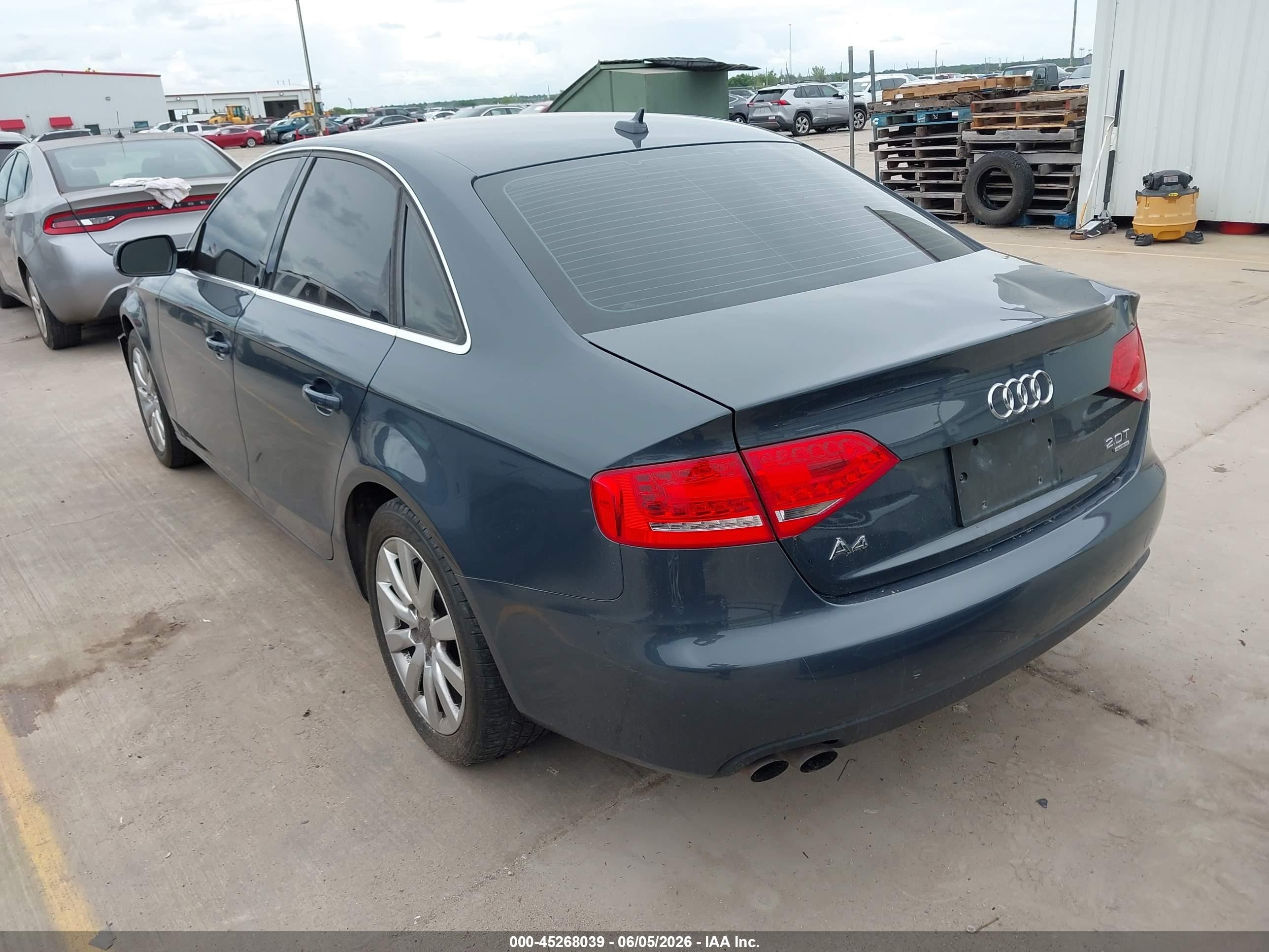 2010 Audi A4 2.0t Premium Pewter vin: WAUFFAFL9AN013217