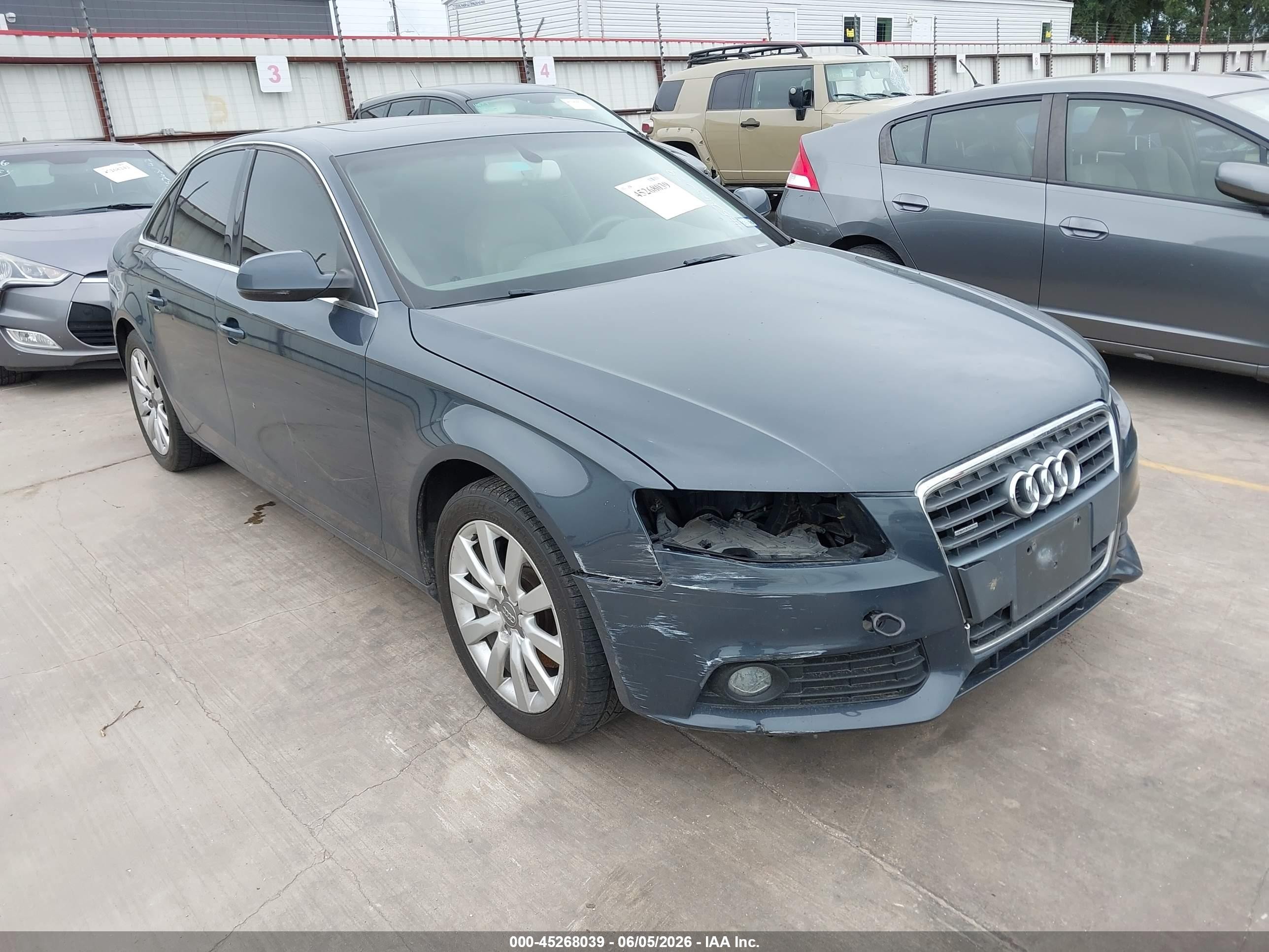 2010 Audi A4 2.0t Premium Pewter vin: WAUFFAFL9AN013217