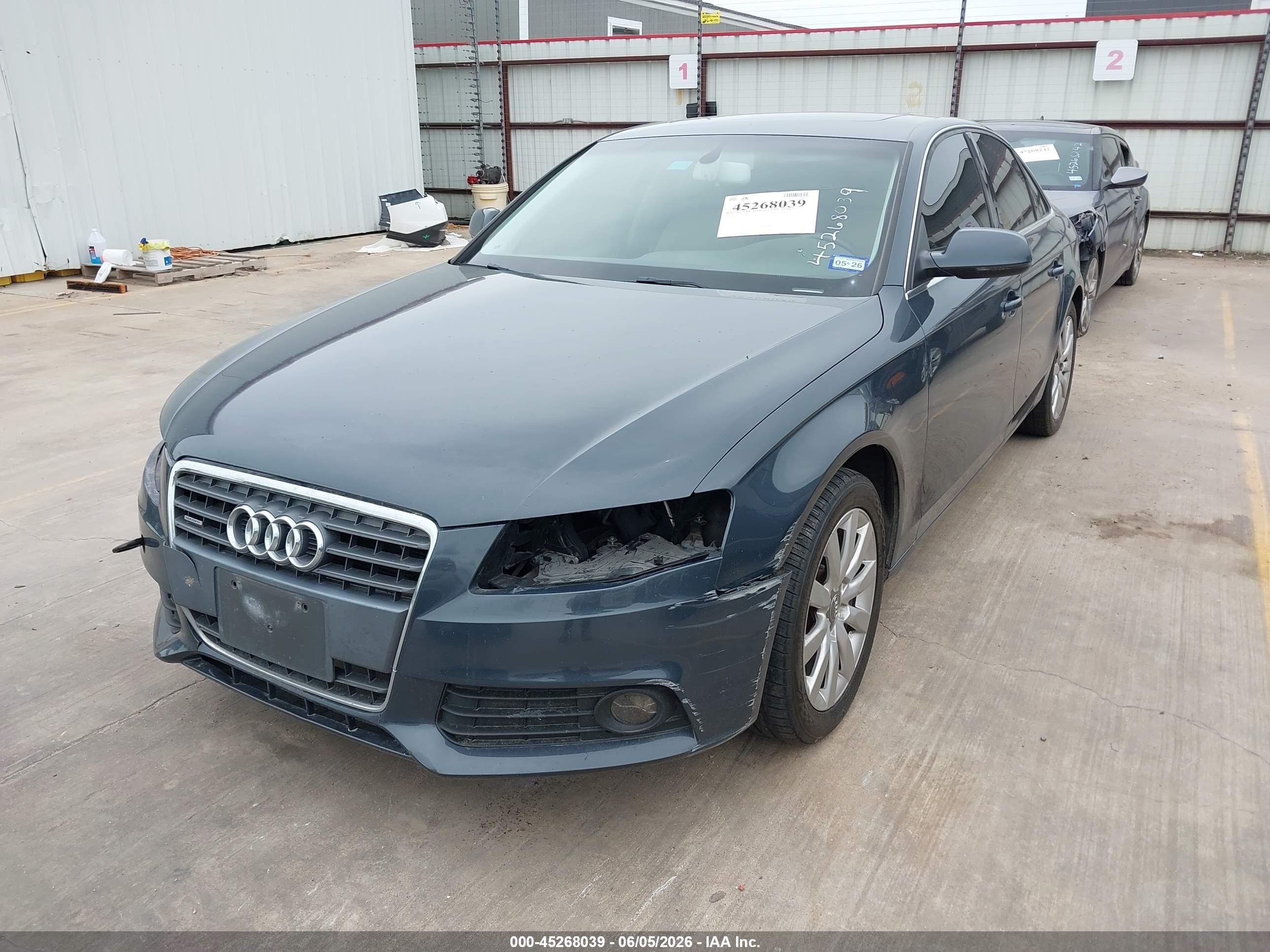 2010 Audi A4 2.0t Premium Pewter vin: WAUFFAFL9AN013217