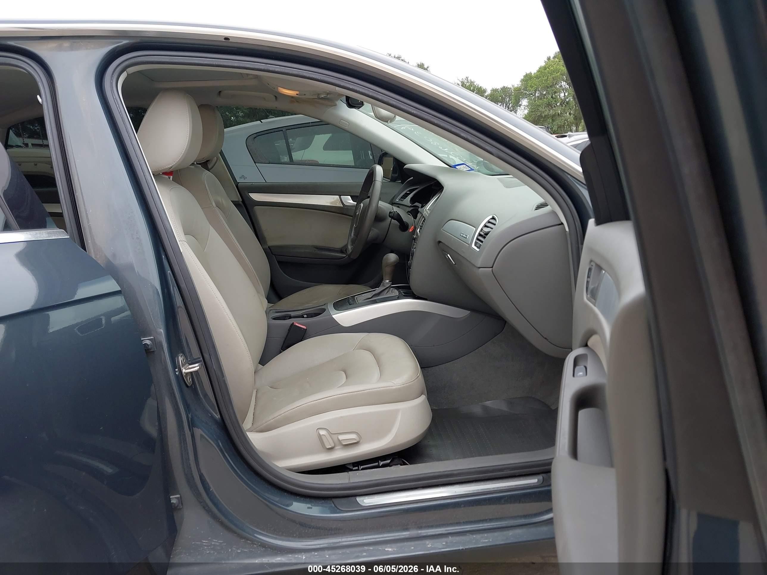 2010 Audi A4 2.0t Premium Pewter vin: WAUFFAFL9AN013217