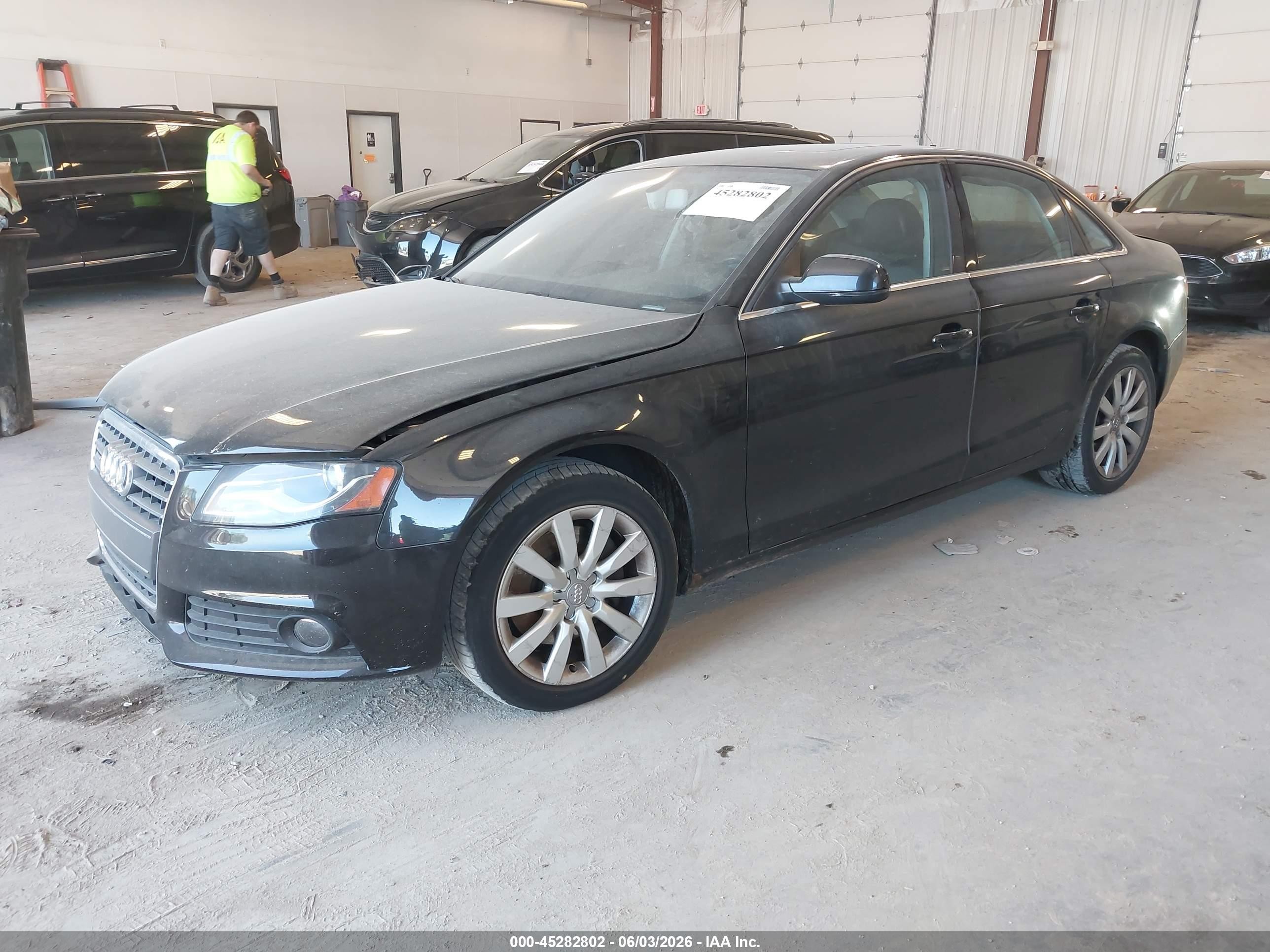 2010 Audi A4 2.0t Premium Black vin: WAUFFAFL9AN037484