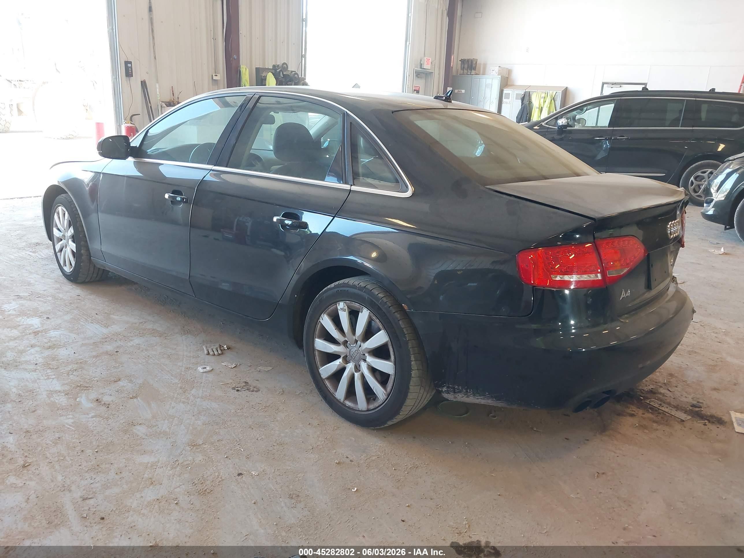 2010 Audi A4 2.0t Premium Black vin: WAUFFAFL9AN037484