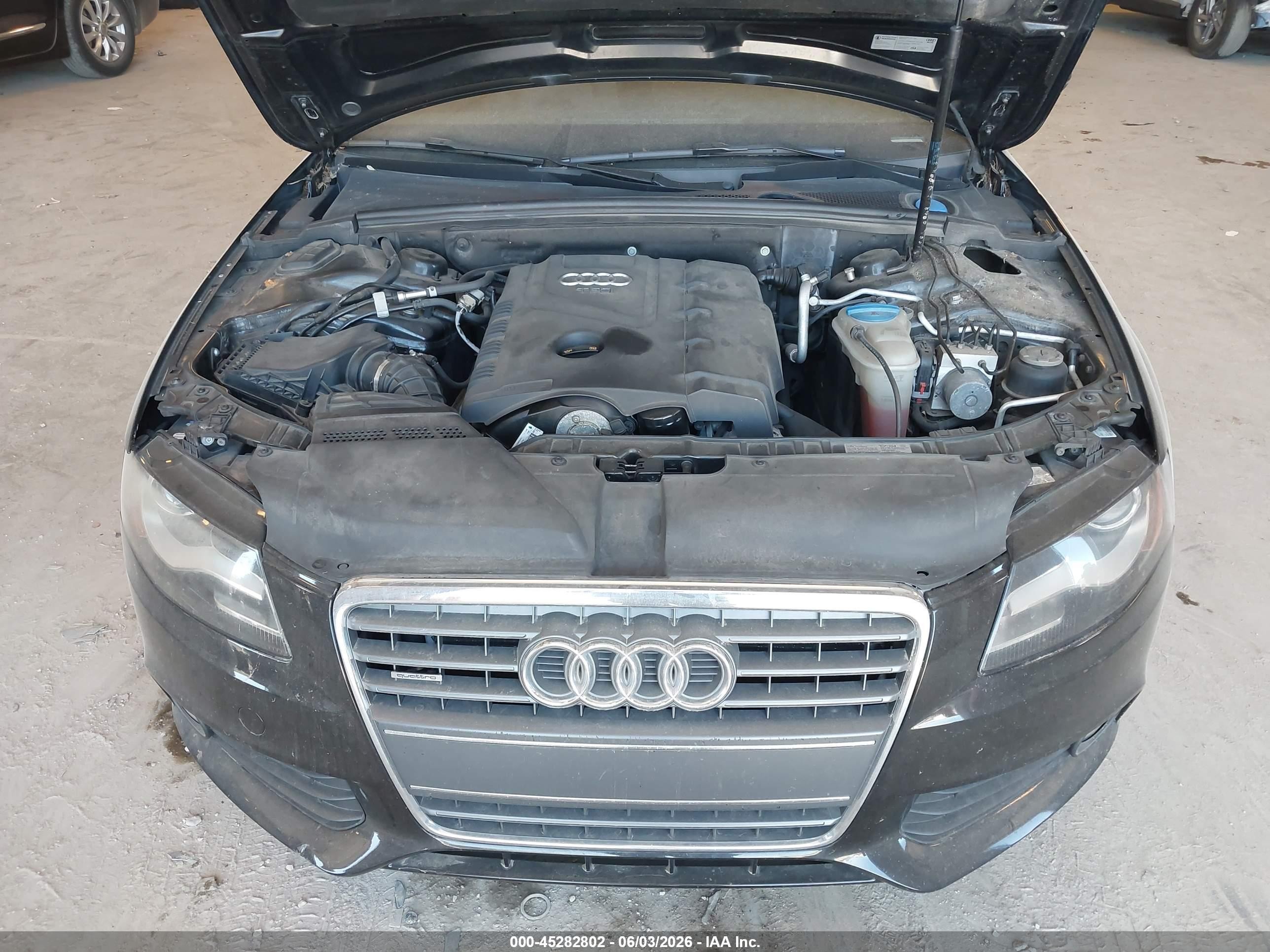 2010 Audi A4 2.0t Premium Black vin: WAUFFAFL9AN037484