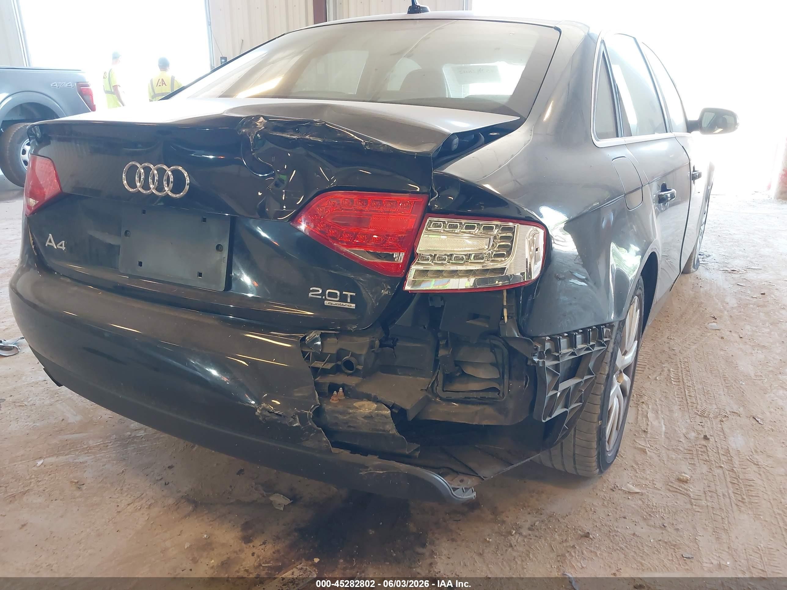 2010 Audi A4 2.0t Premium Black vin: WAUFFAFL9AN037484