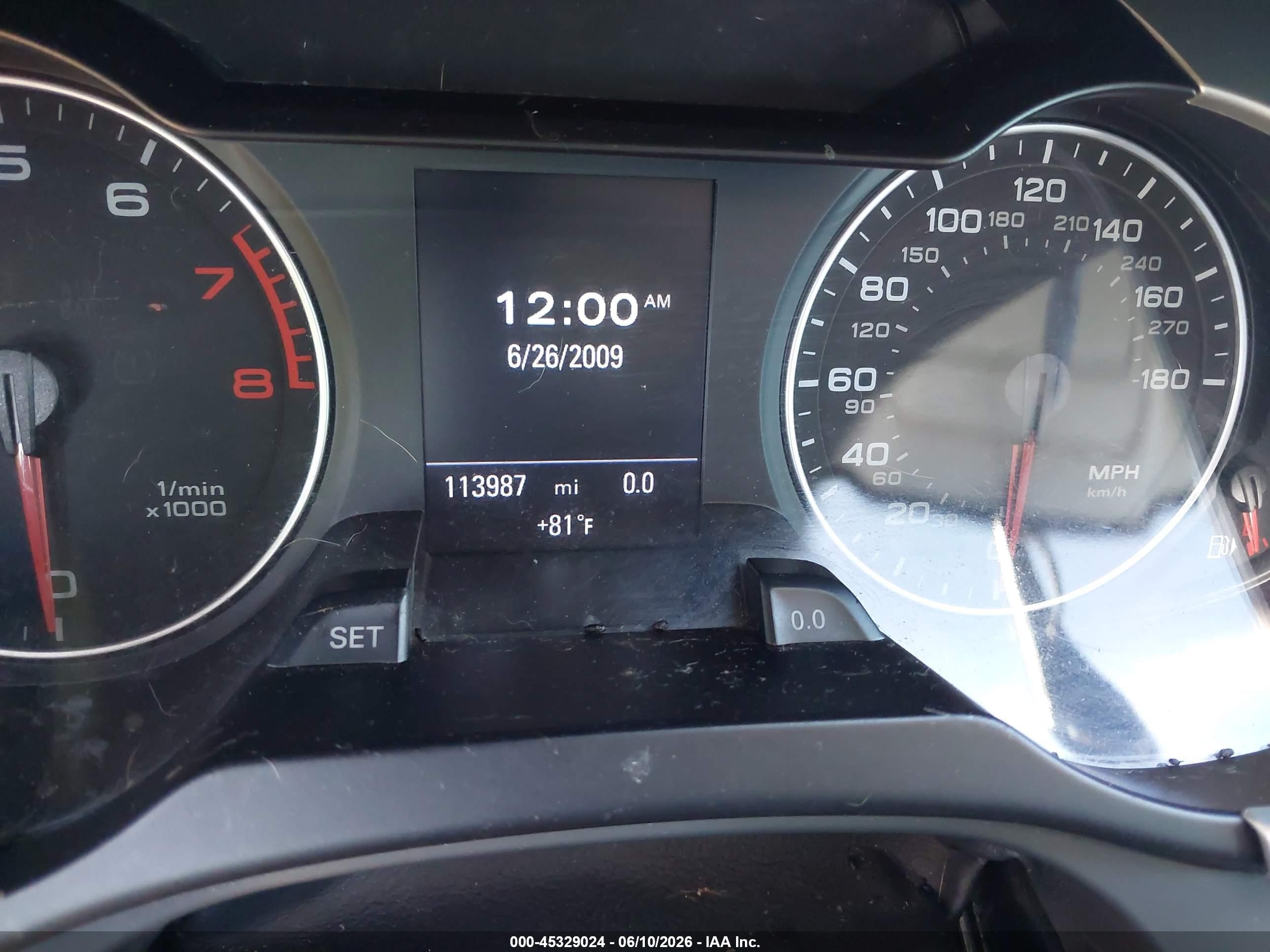 2010 Audi A4 2.0t Premium Dark Blue vin: WAUFFAFL9AN039901