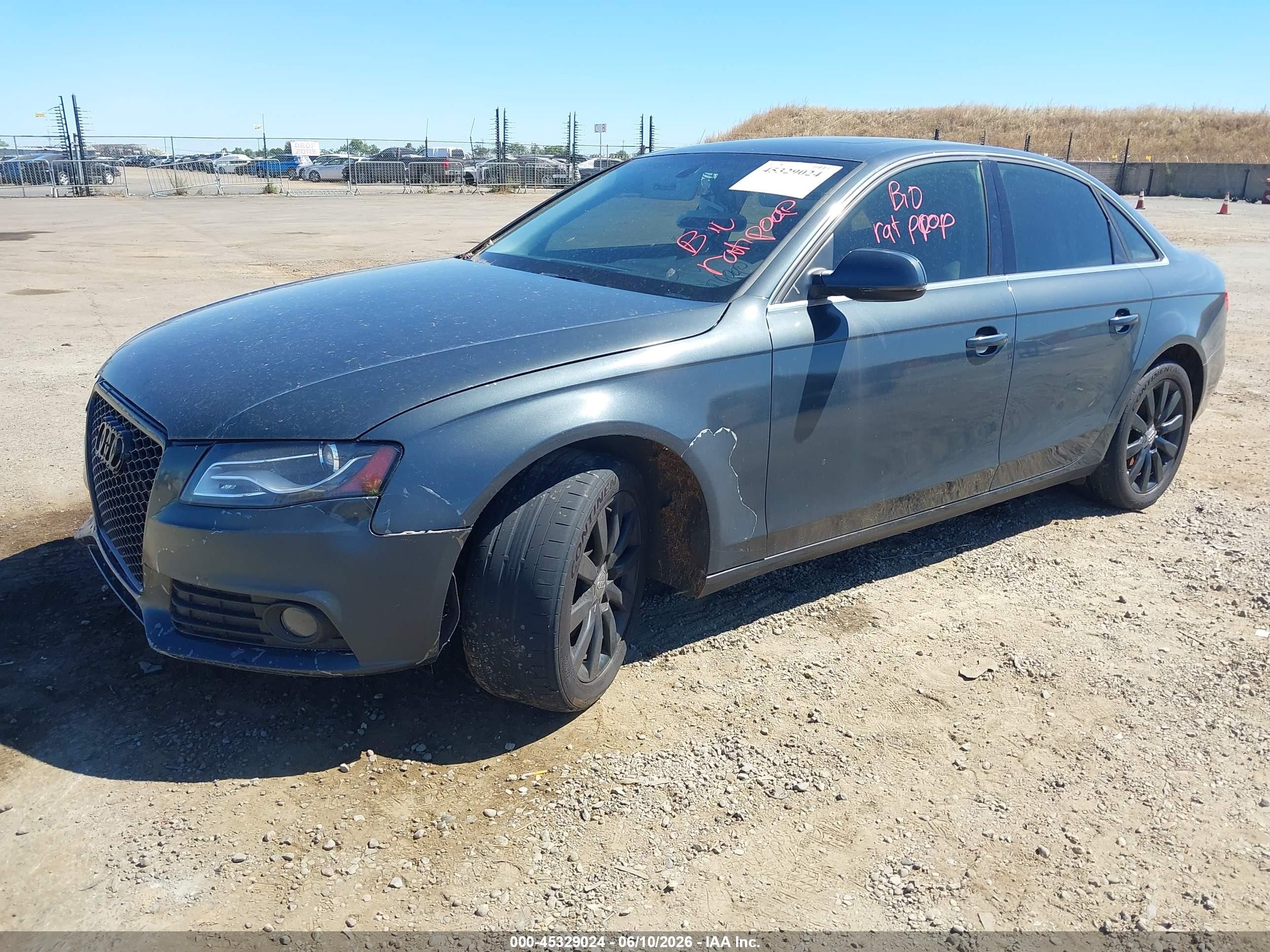 2010 Audi A4 2.0t Premium Dark Blue vin: WAUFFAFL9AN039901