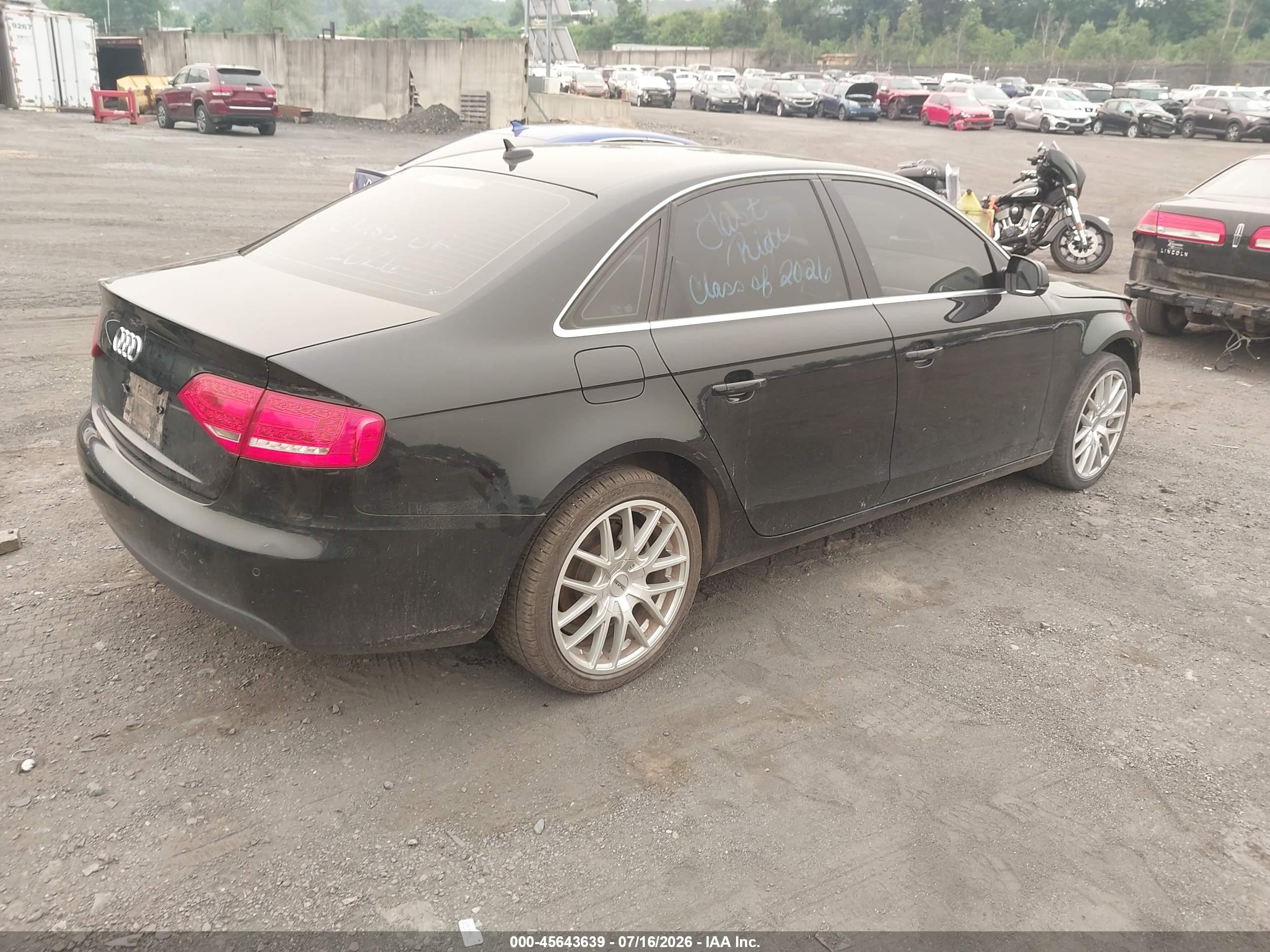 2011 Audi A4 2.0t Premium Black vin: WAUFFAFL9BN030925
