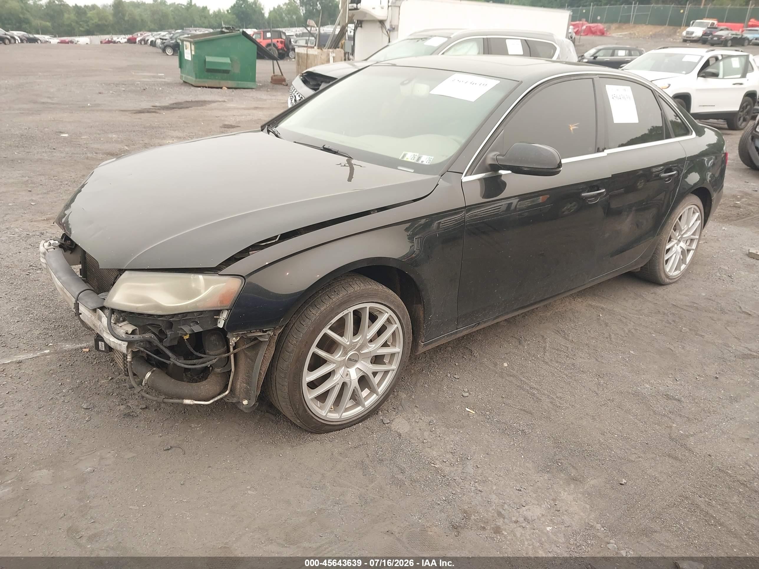 2011 Audi A4 2.0t Premium Black vin: WAUFFAFL9BN030925