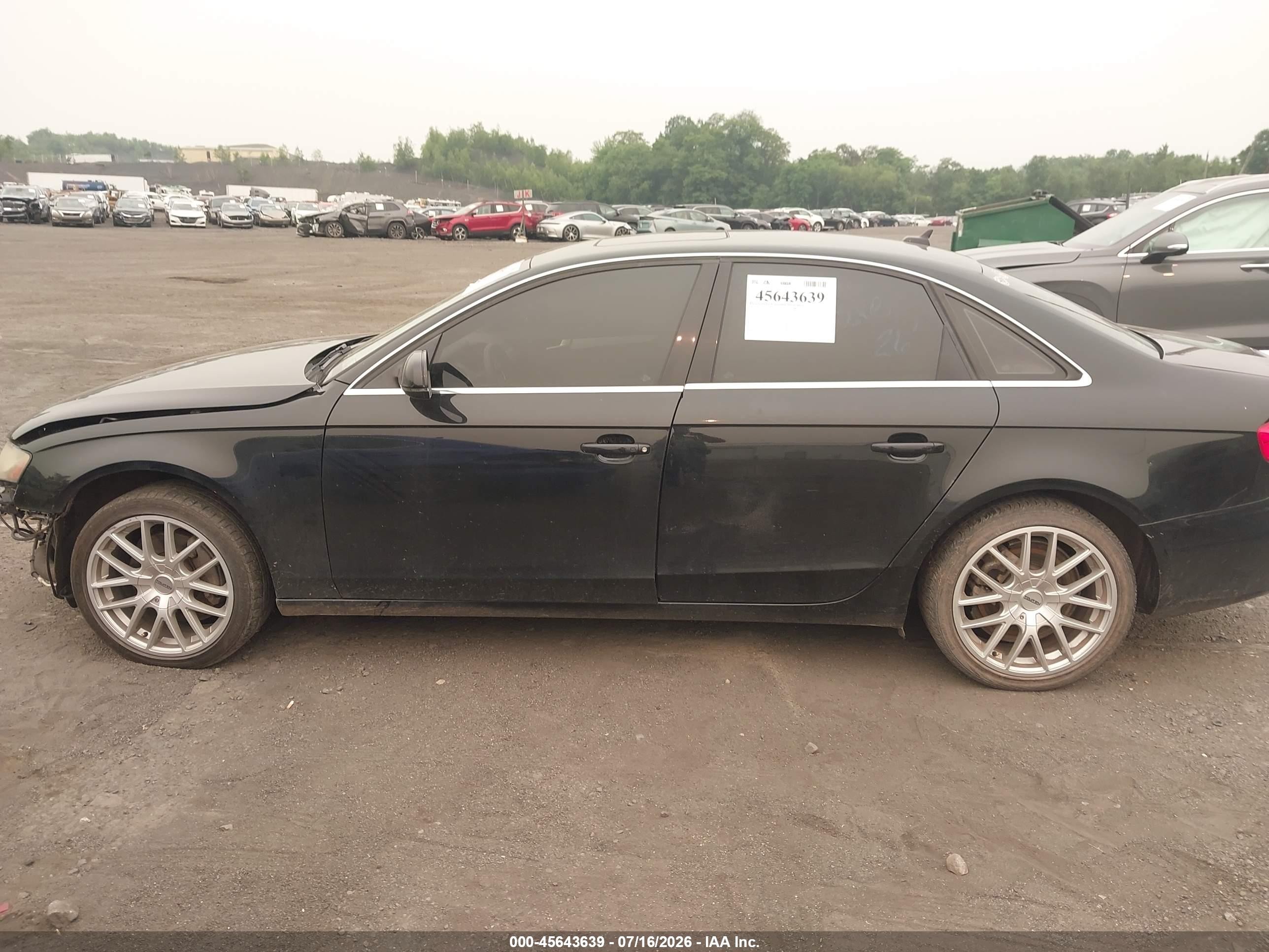 2011 Audi A4 2.0t Premium Black vin: WAUFFAFL9BN030925