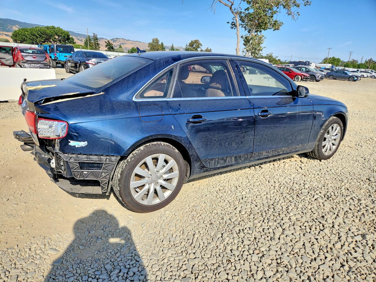 2011 Audi A4 Premium Plus Blue vin: WAUFFAFL9BN047871