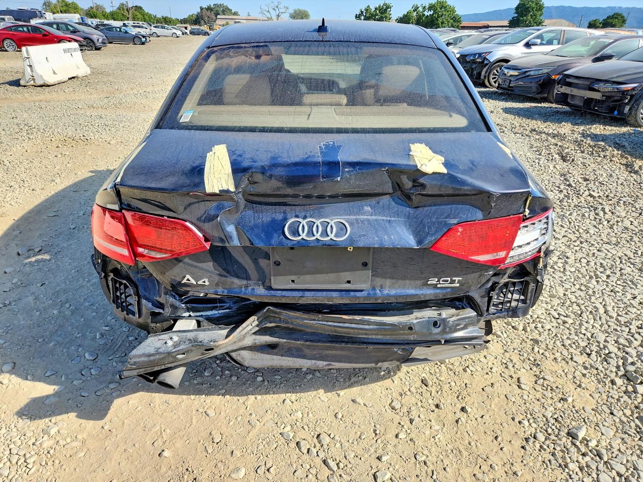 2011 Audi A4 Premium Plus Blue vin: WAUFFAFL9BN047871
