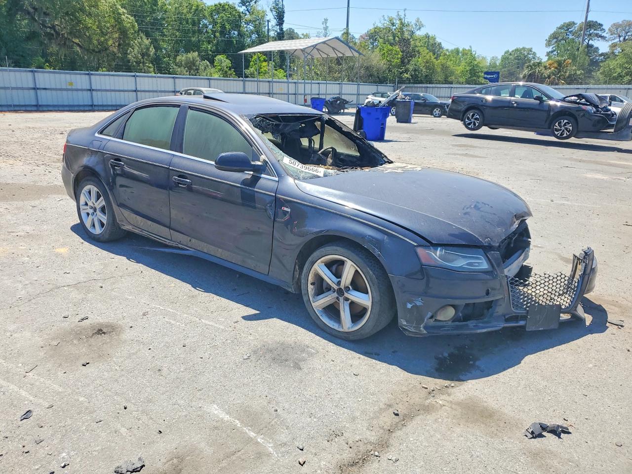 2012 Audi A4 Premium Plus Black vin: WAUFFAFL9CN014113